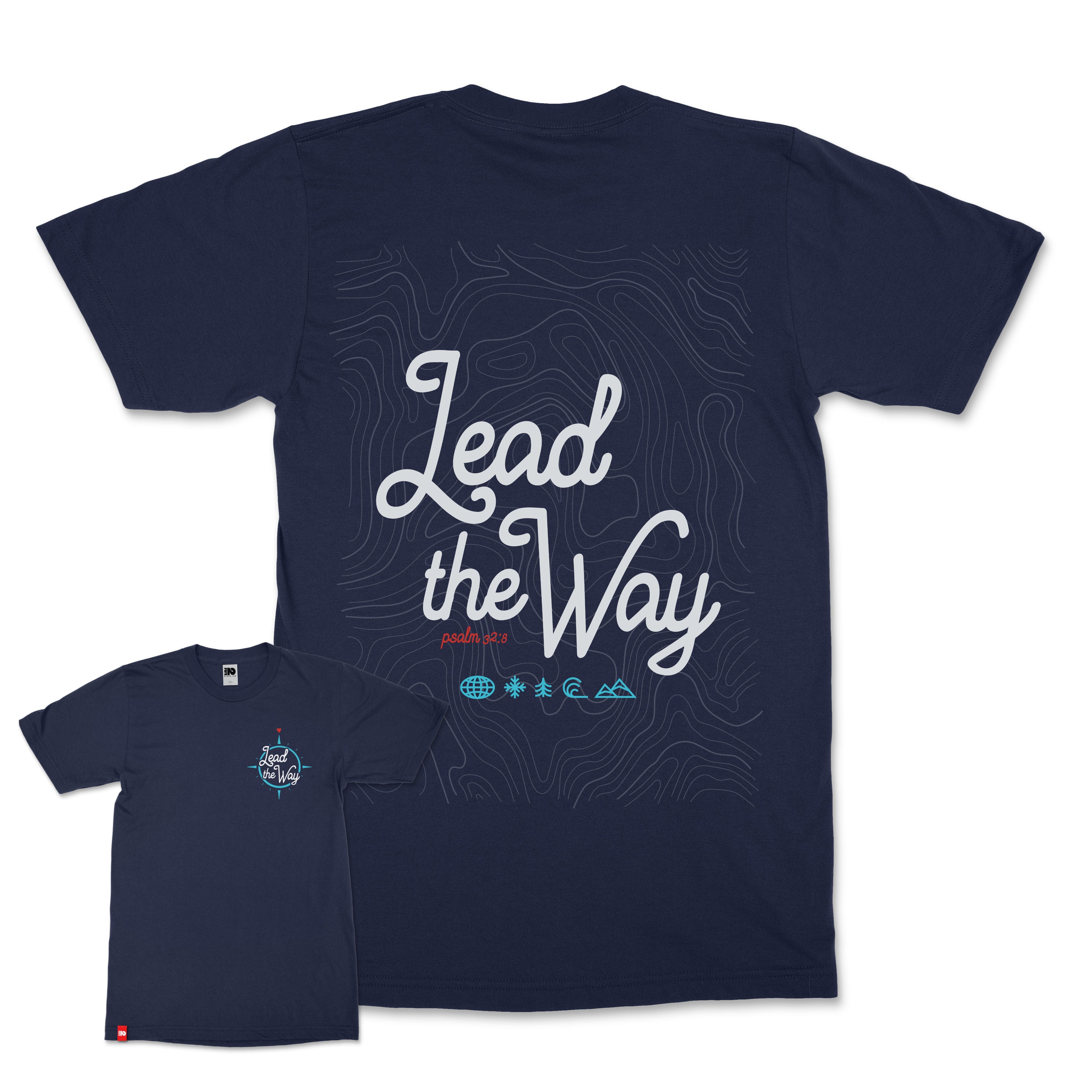 Lead the Way Christian T-Shirt - Christian Apparel by FIVE2
