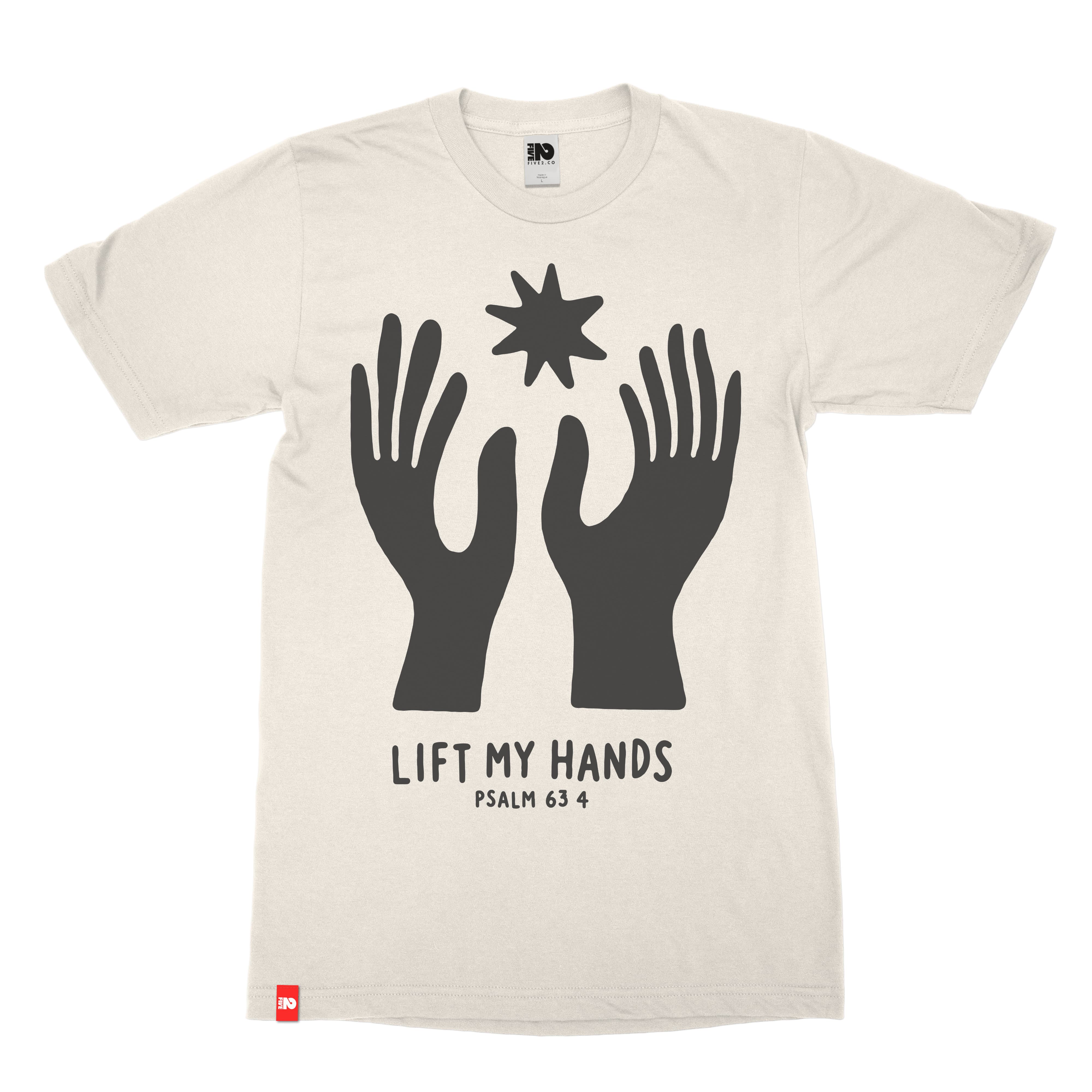 Lift My Hands Tee - Christian Apparel by FIVE2
