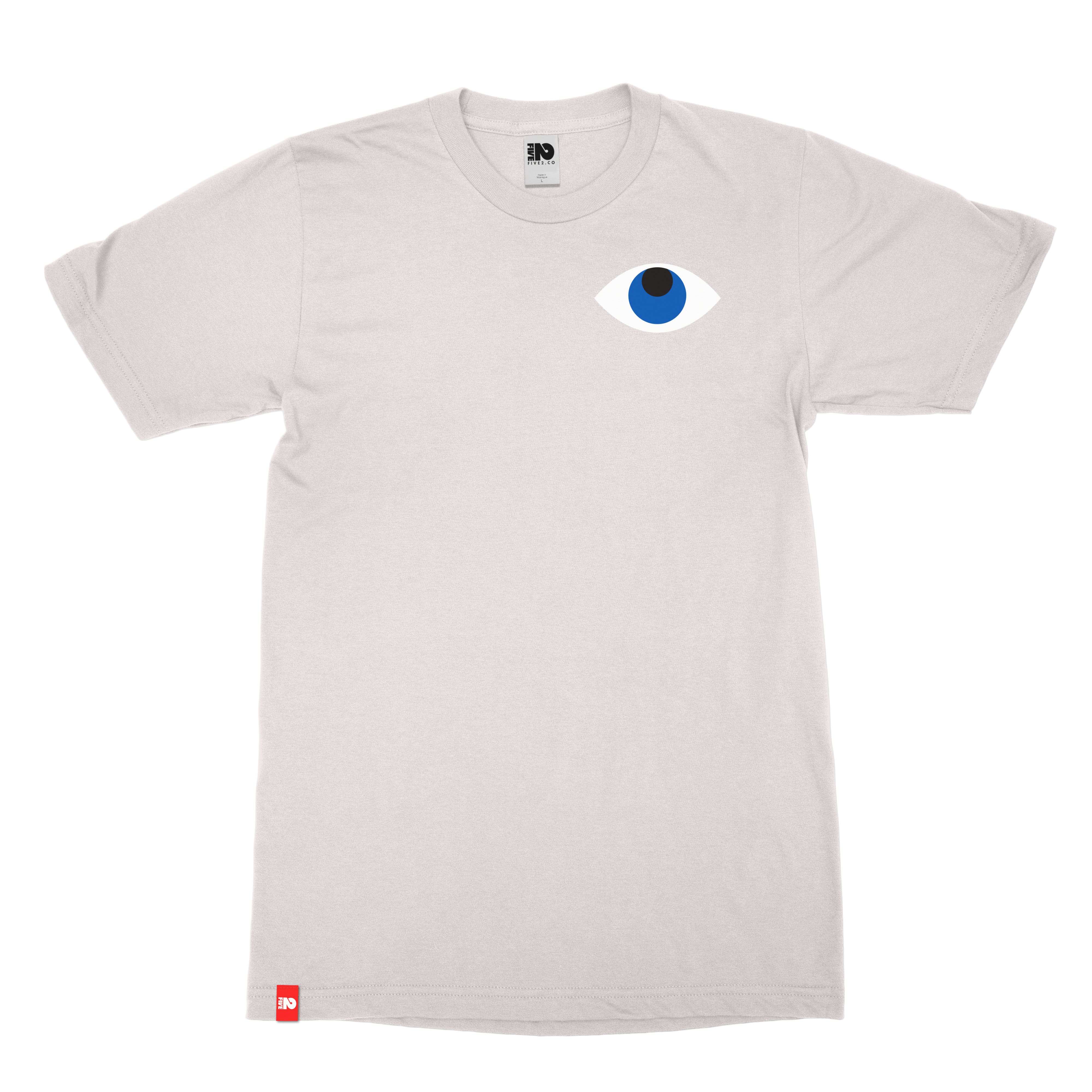 Look Up Tee Christian T-shirt inspired by Psalm 121:1, alternate product view 3 in Fire