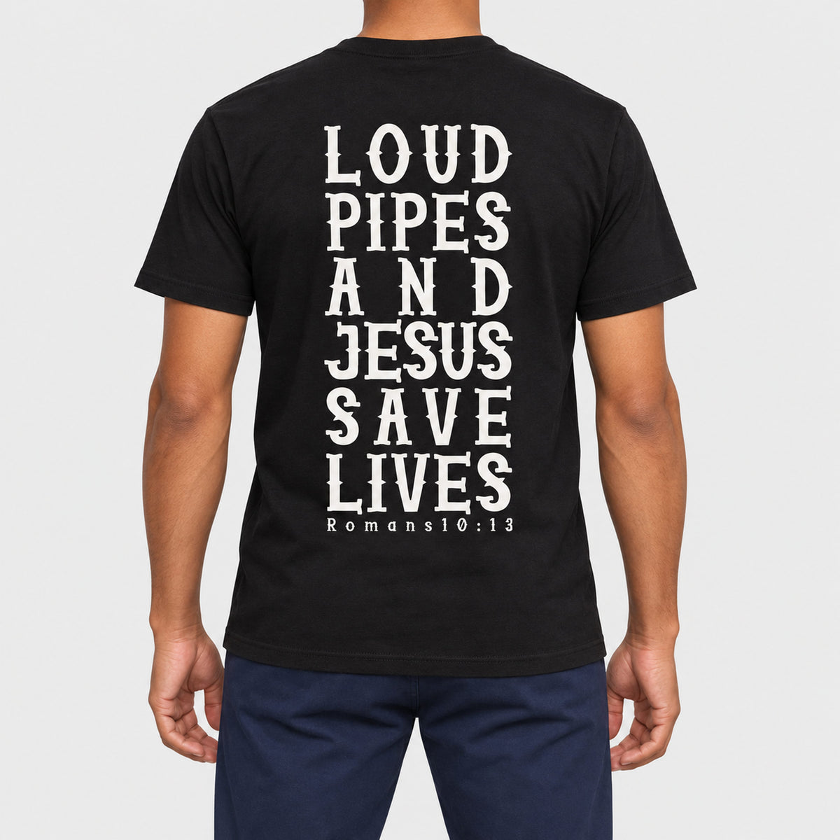 Loud Pipes Tee - Christian Apparel by FIVE2