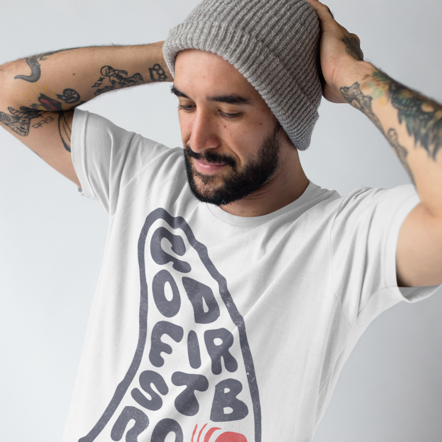 God First Bro Christian T-shirt - Christian Apparel by FIVE2