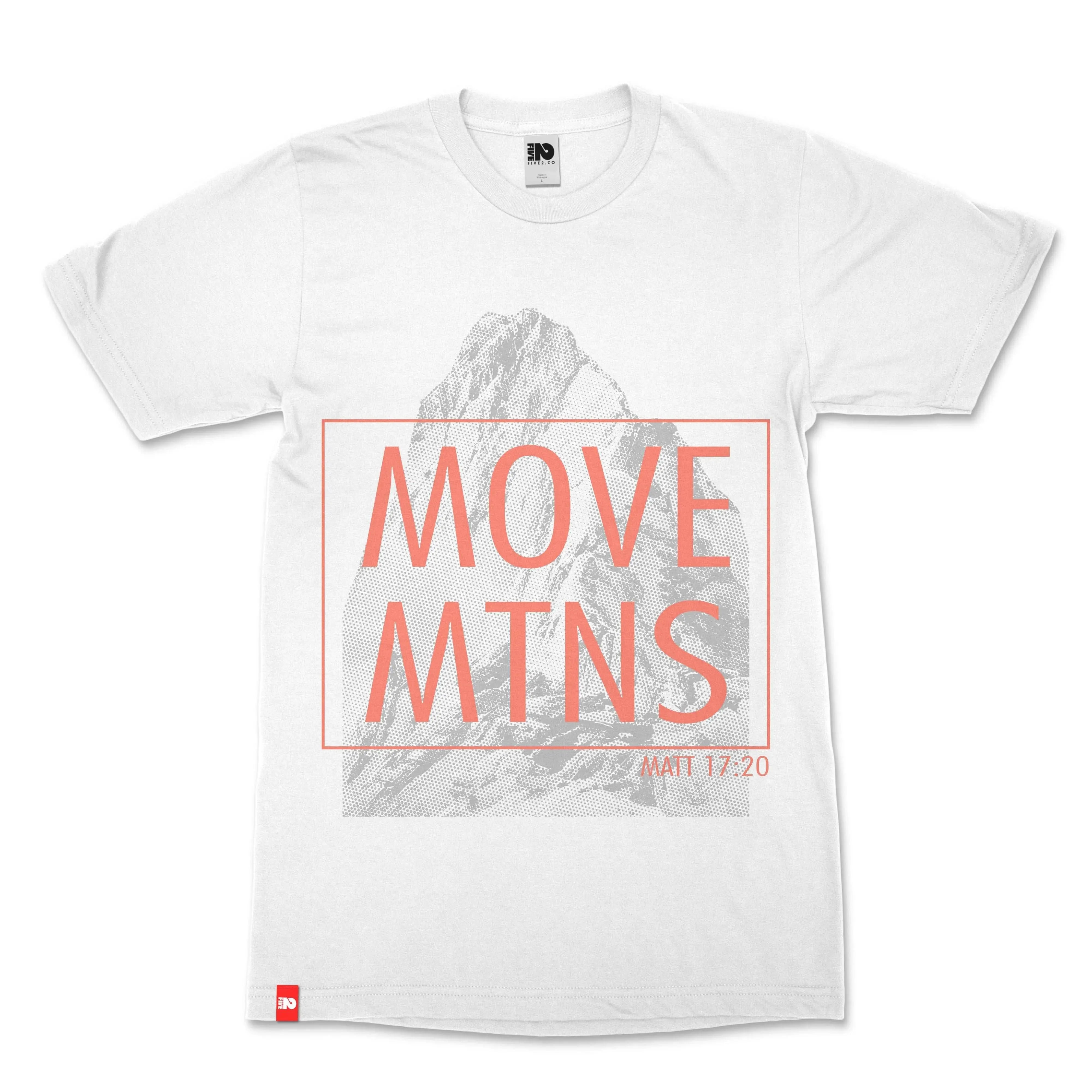 Move Mountains Christian T-shirt - Christian Apparel by FIVE2