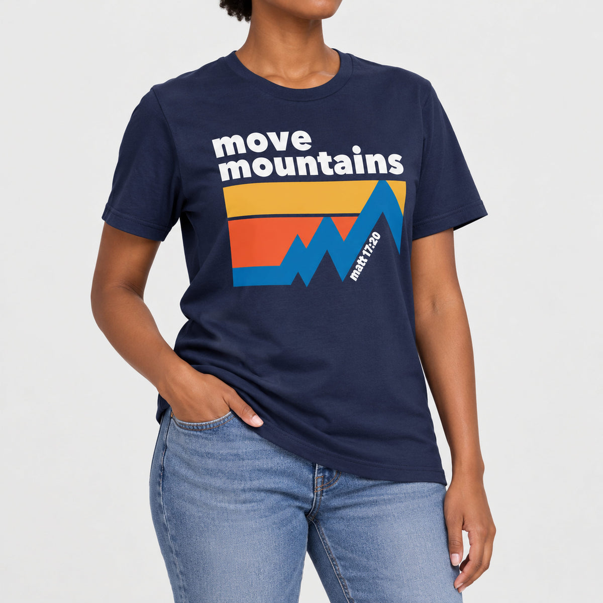 Move the Mountains Tee - Christian Apparel by FIVE2