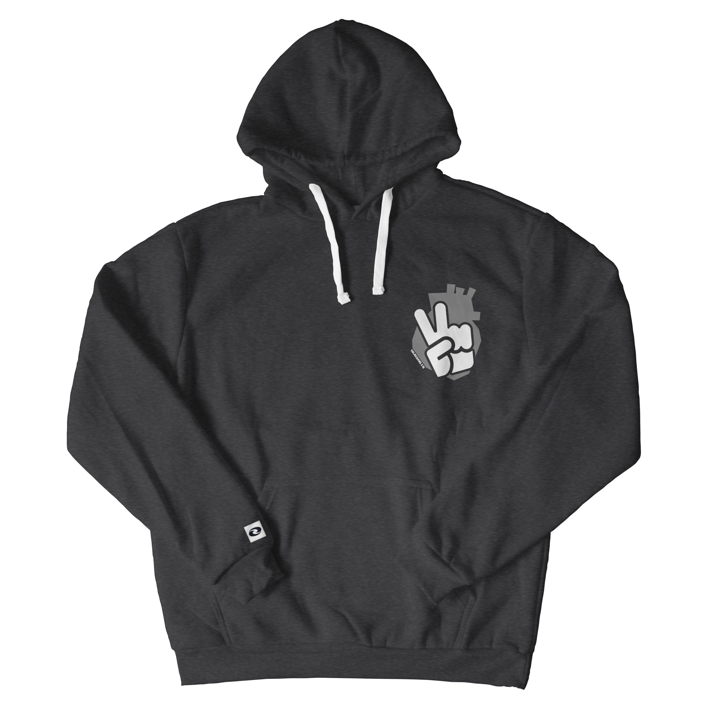 Peace Heart Christian Pullover Hoodie - Christian Apparel by FIVE2