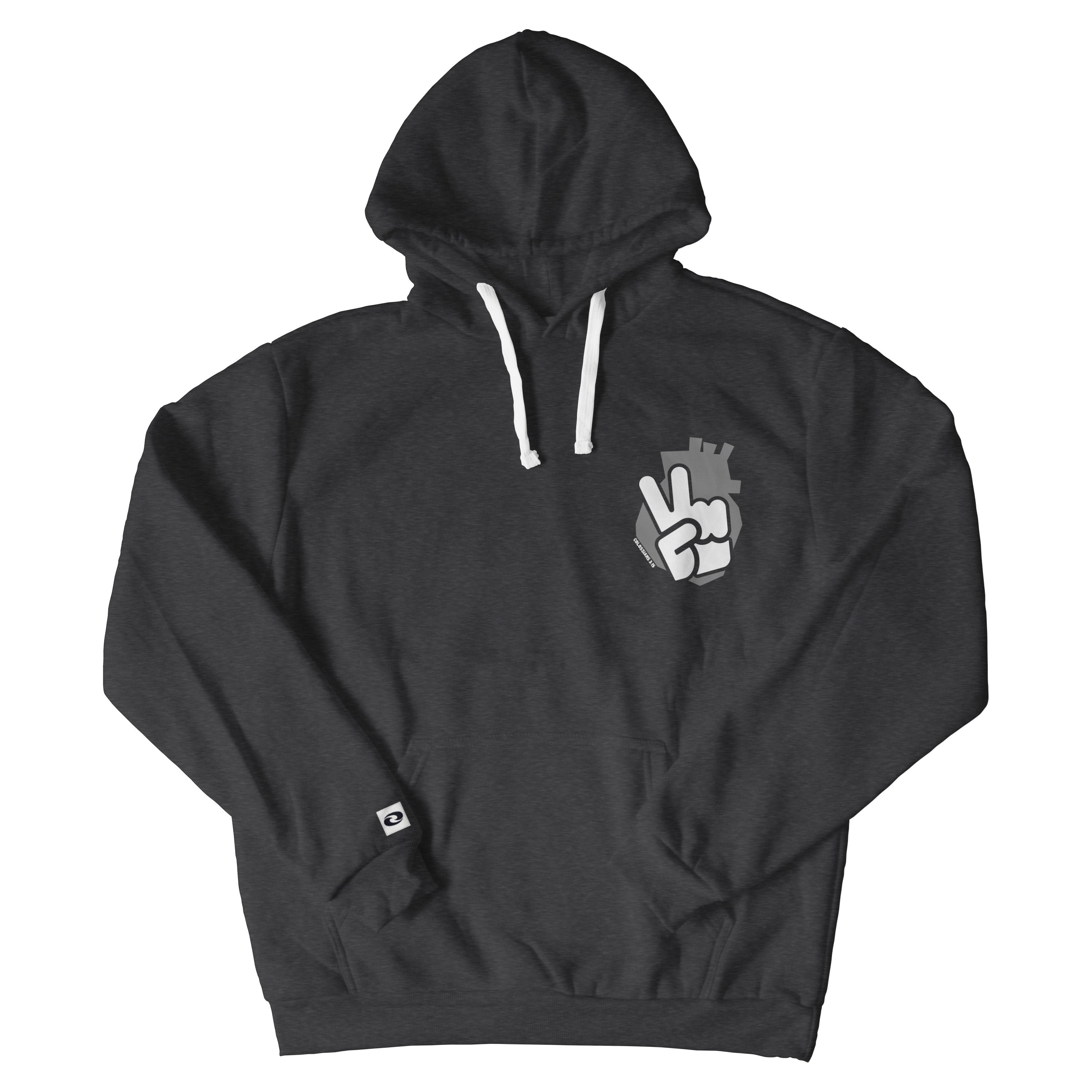 Peace Heart Christian Pullover Hoodie - Christian Apparel by FIVE2