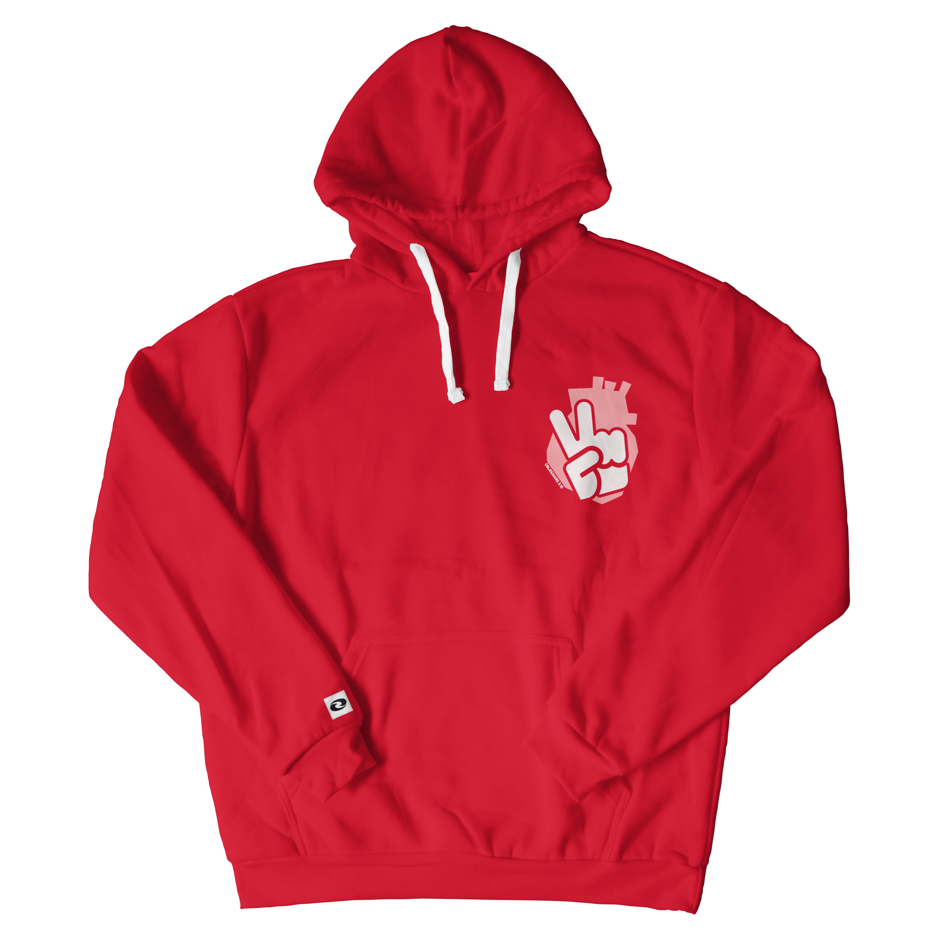 Peace Heart Christian Pullover Hoodie - Christian Apparel by FIVE2