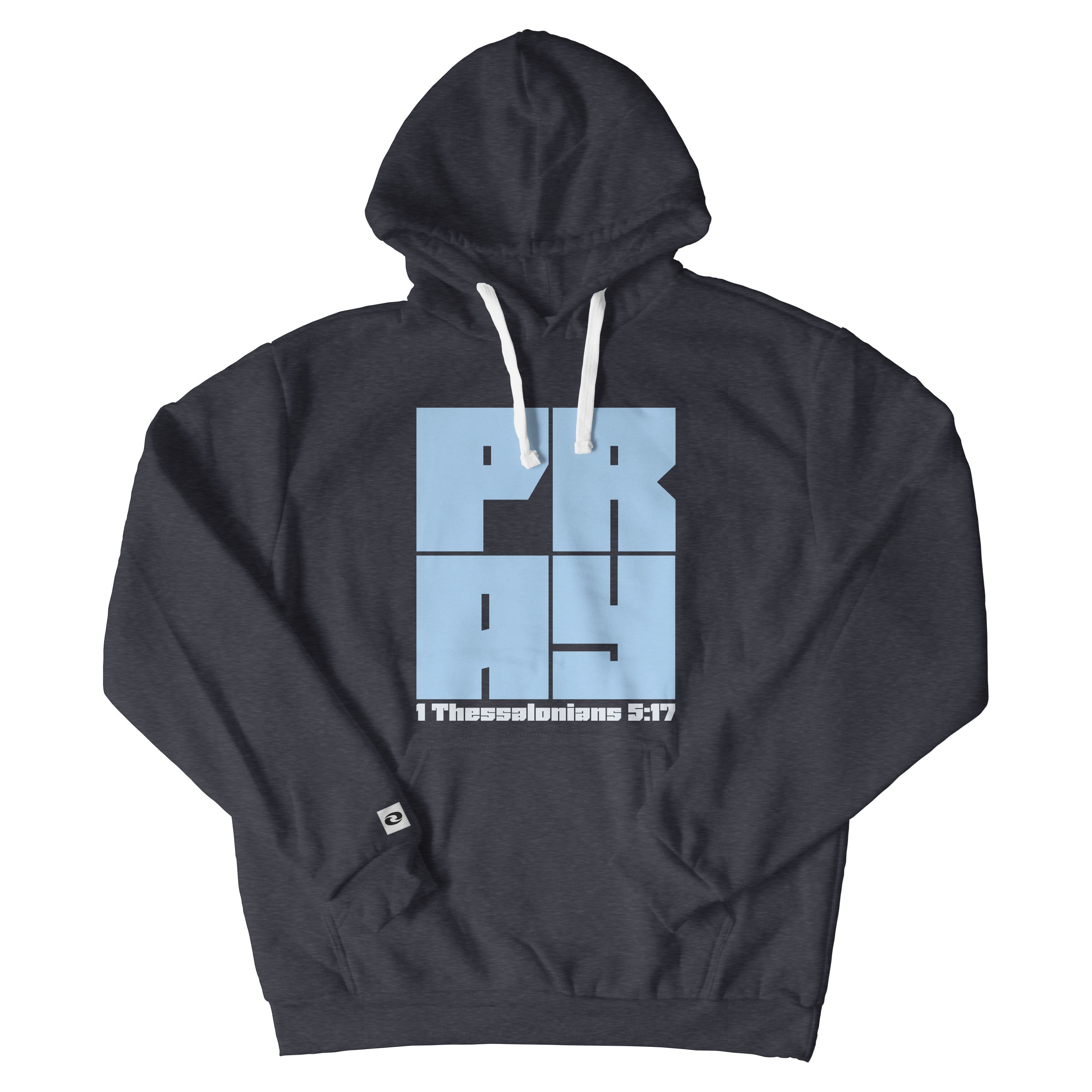 Pray Block Christian Christian Hoodie - Christian Apparel by FIVE2