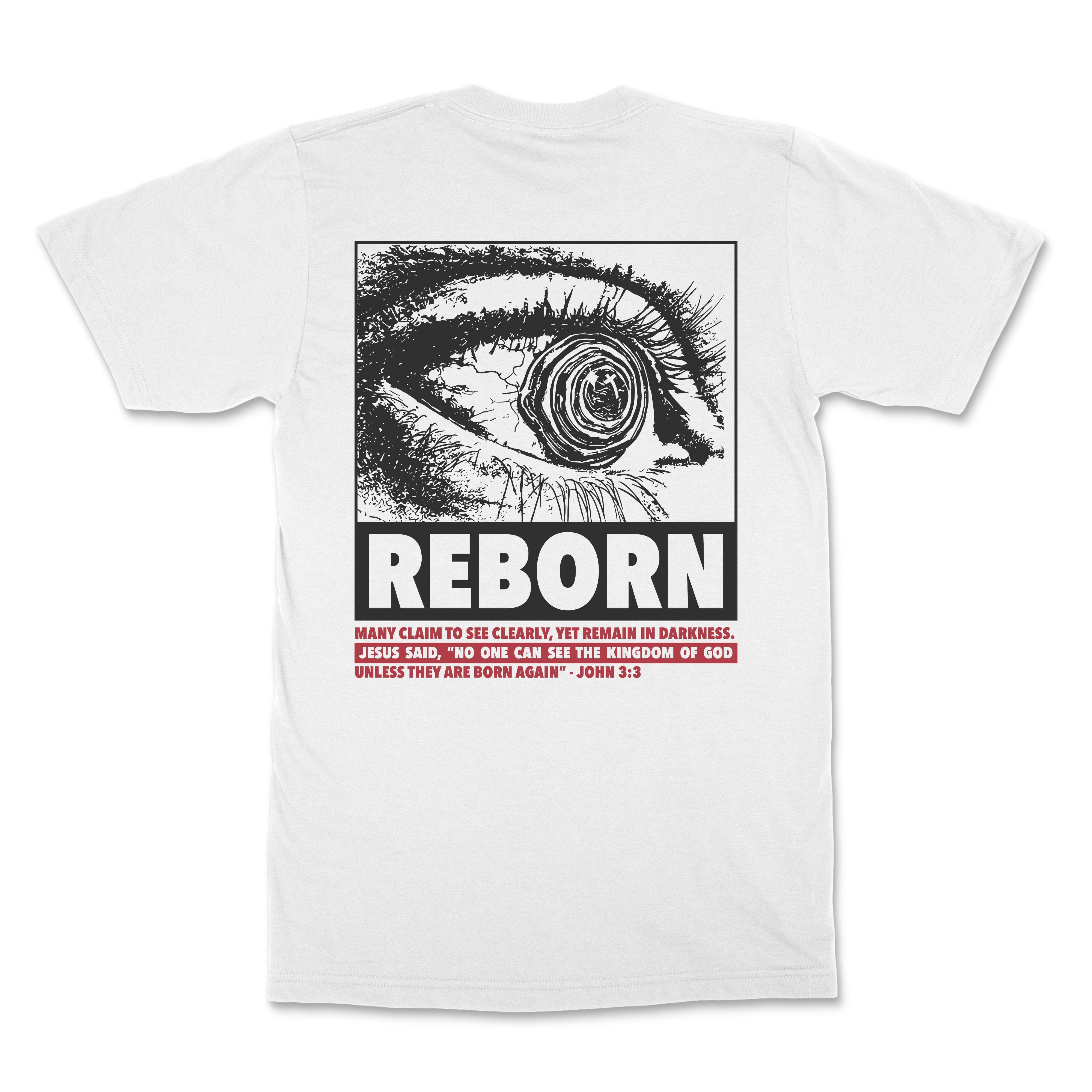 Reborn Eye Christian T-Shirt - Christian Apparel by FIVE2