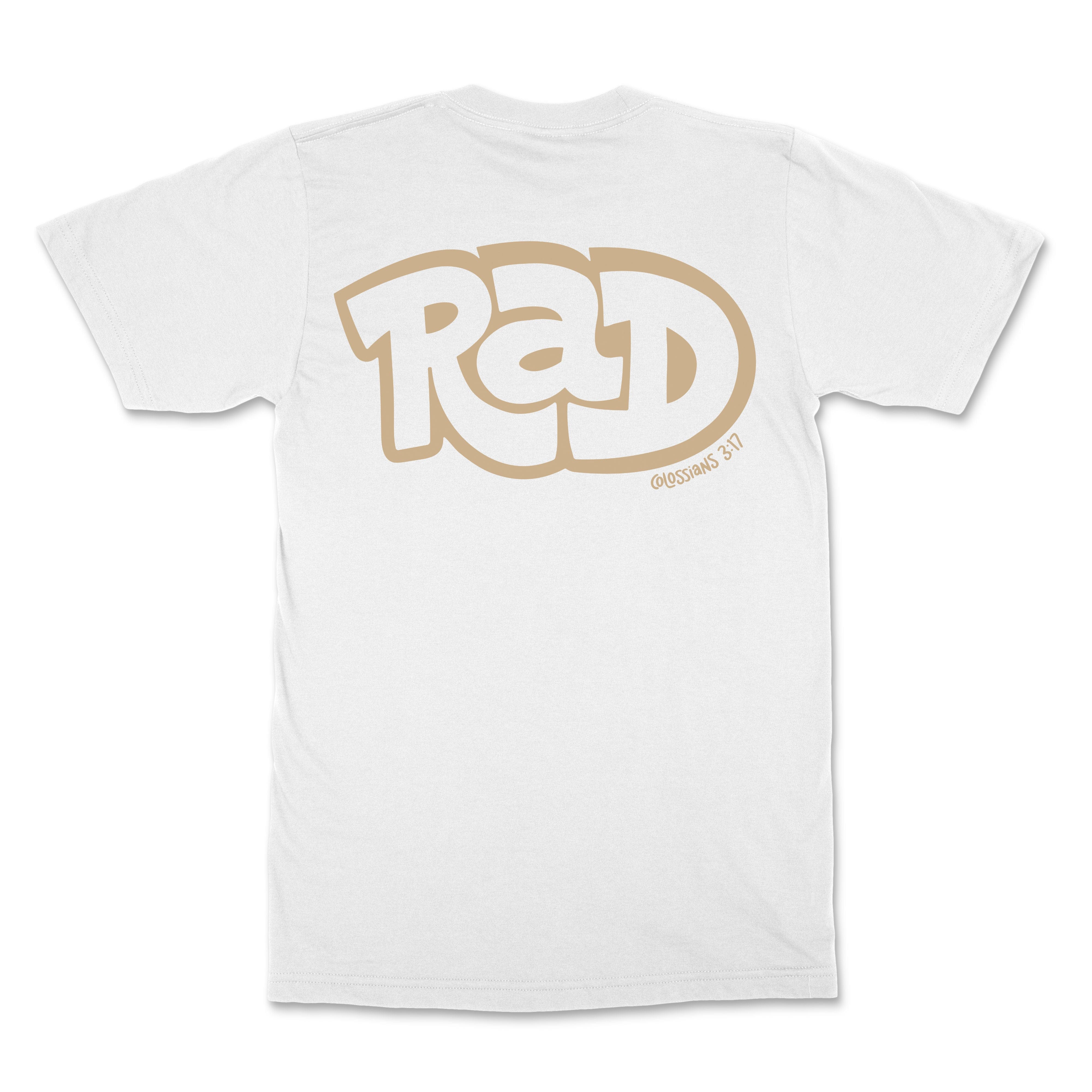 Repping All Day "RAD" Tee image 19 of 22, scripture-inspired Colossians 3:17 product view