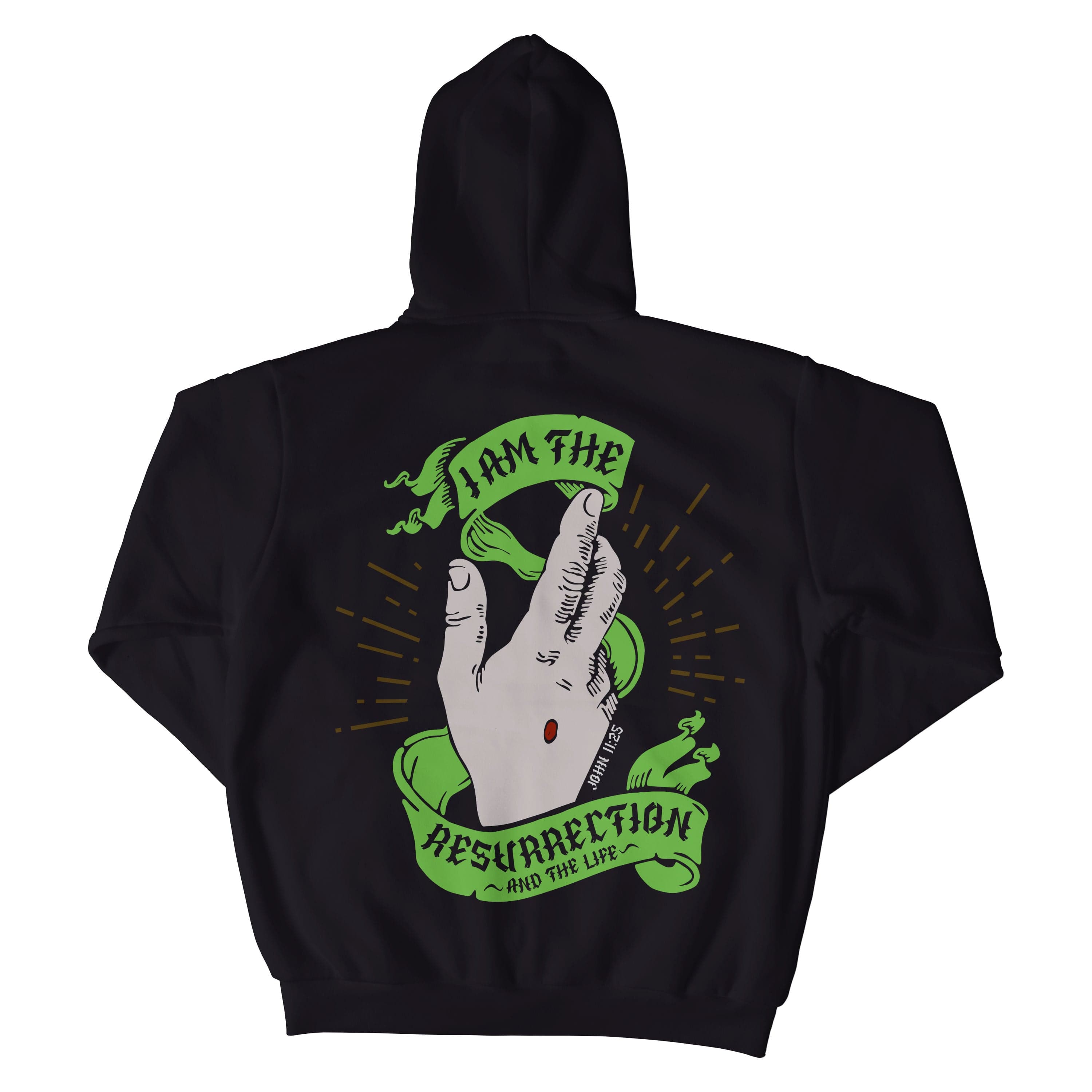 Resurrection Christian Hoodie - Christian Apparel by FIVE2