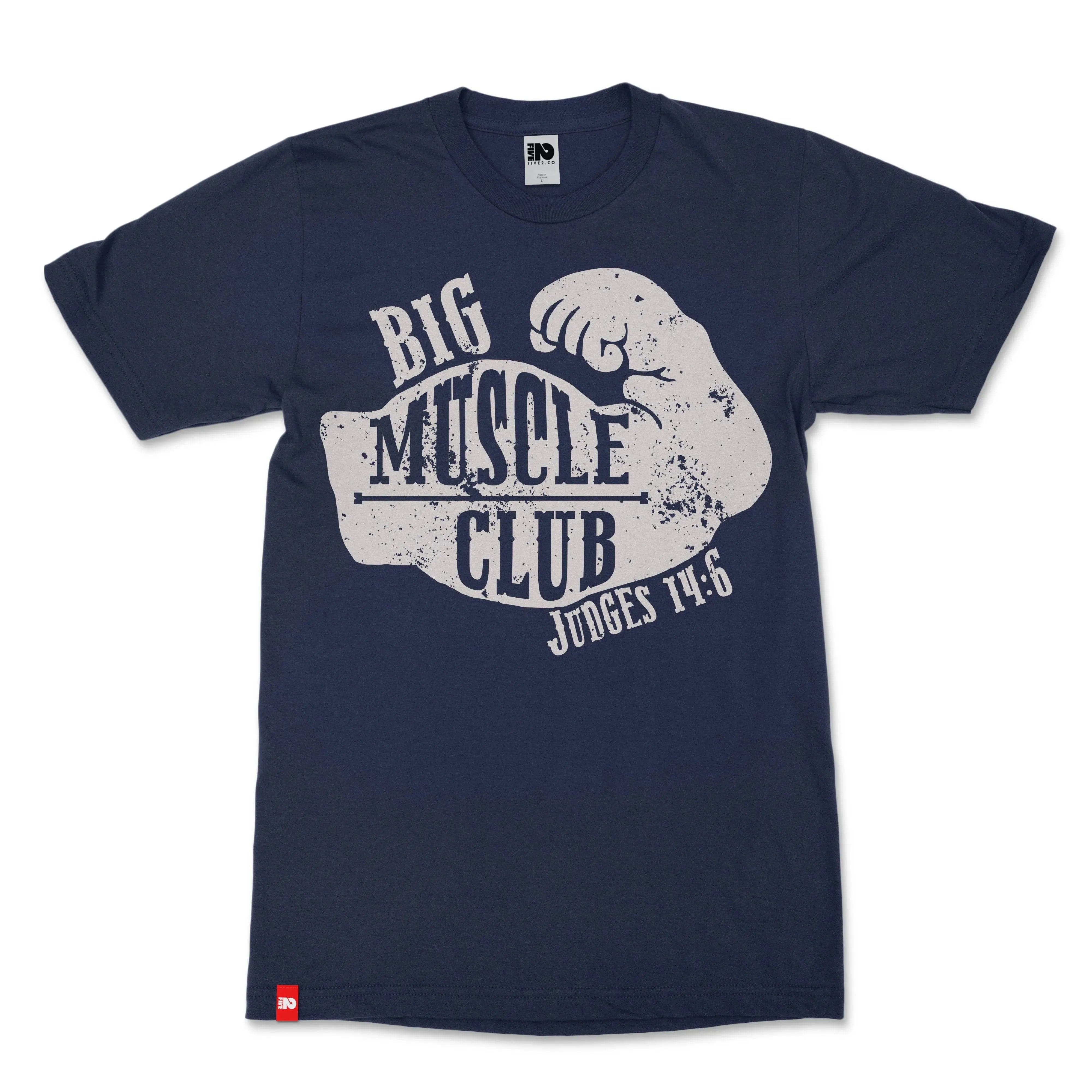 Samson Muscle Club Christian T-shirt - Christian Apparel by FIVE2