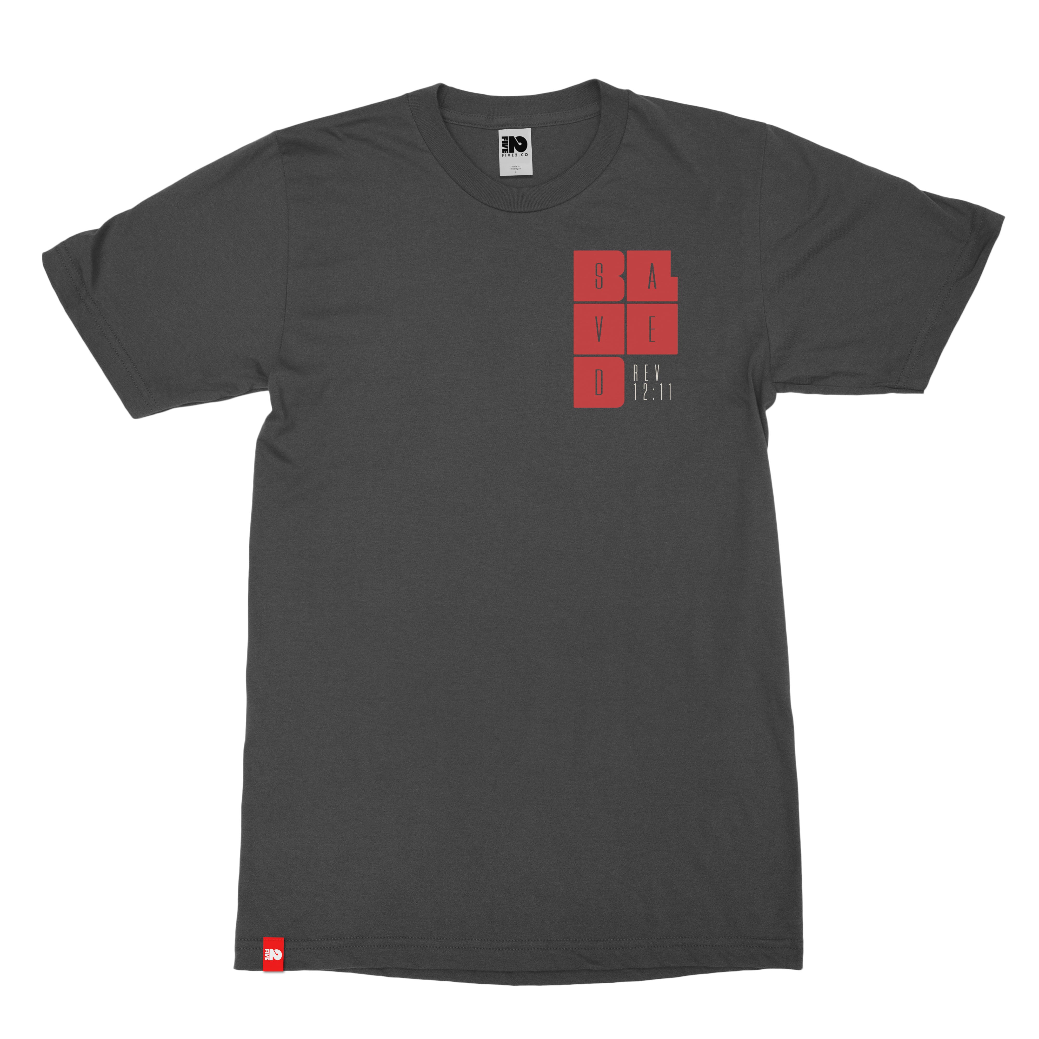 Saved by the Blood Tee - Christian Apparel by FIVE2