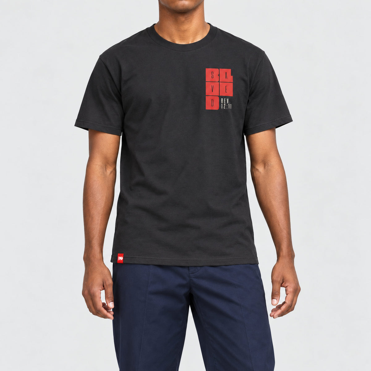 Saved by the Blood Tee - Christian Apparel by FIVE2