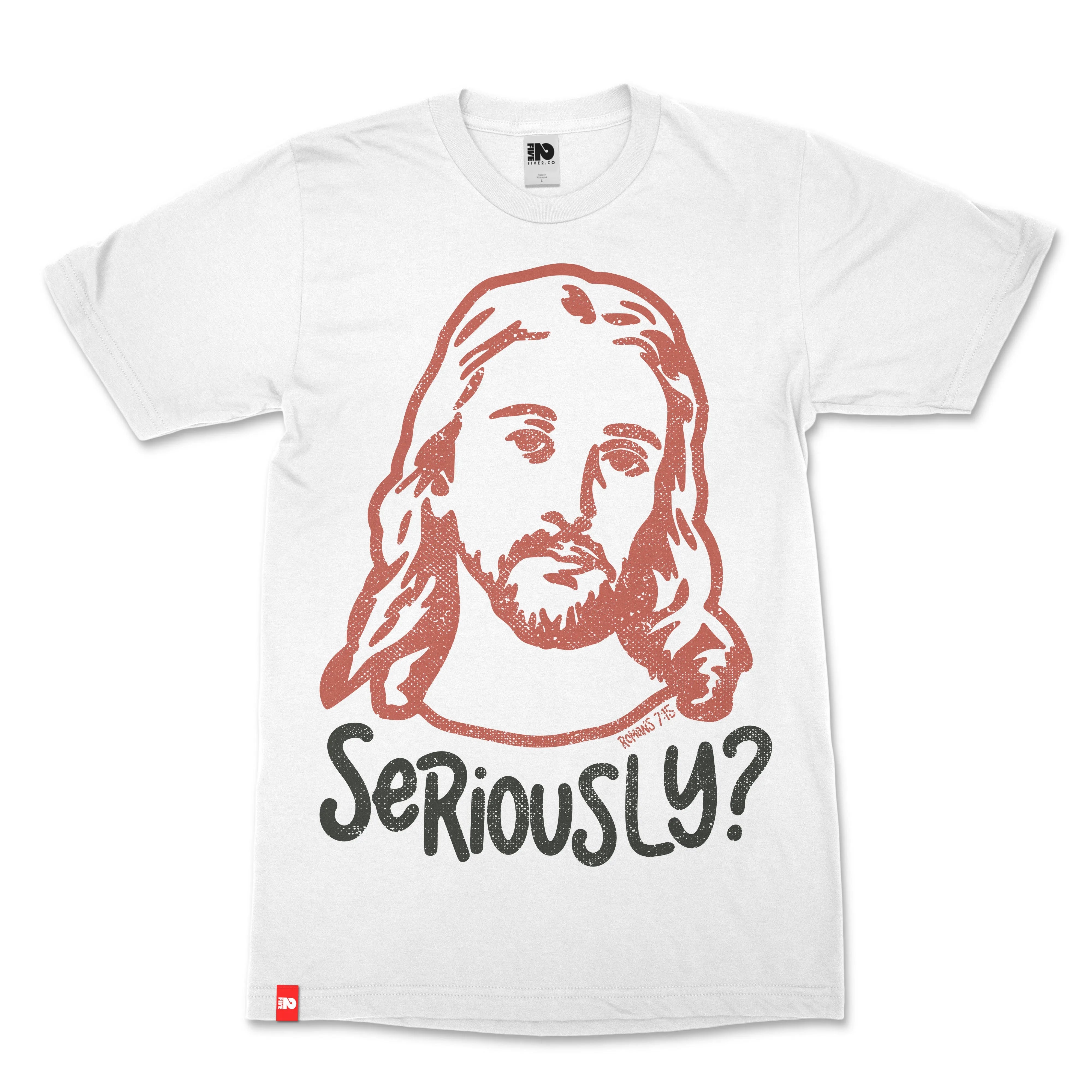 Seriously Jesus Christian T-shirt - Christian Apparel by FIVE2