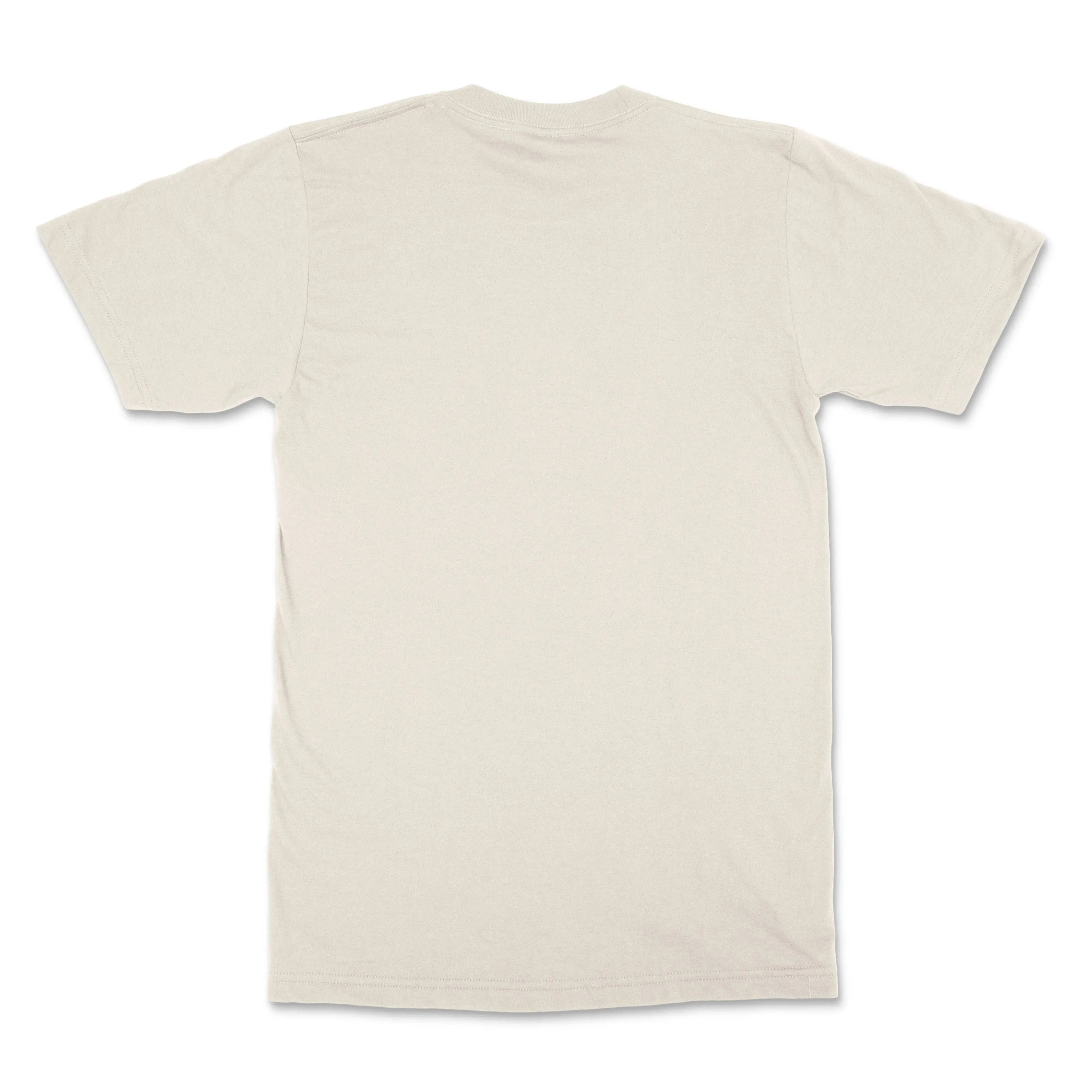 FIVE2 Wave Logo Christian T-shirt in Ecru - Christian Apparel by FIVE2