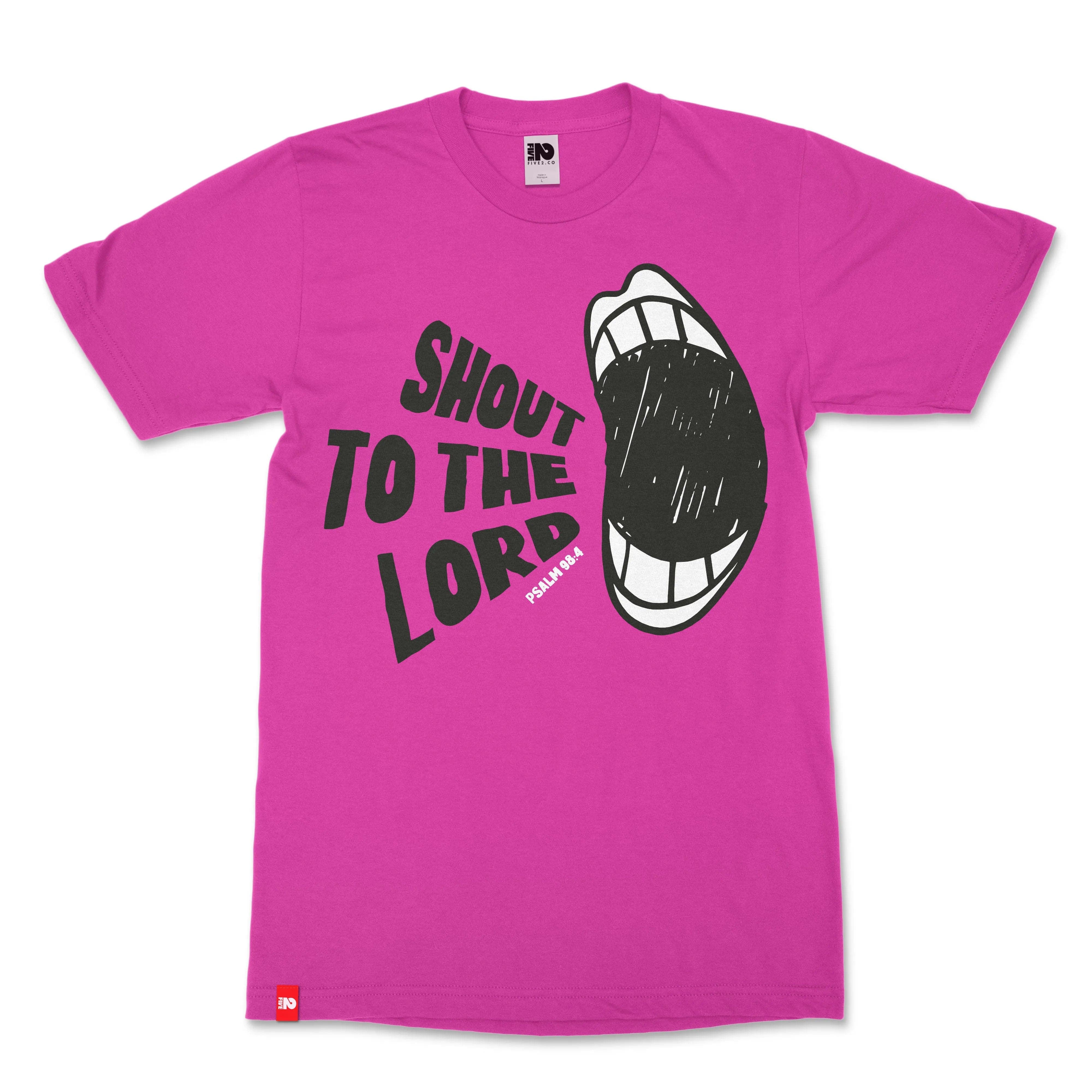 Shout to the Lord Christian T-shirt - Christian Apparel by FIVE2