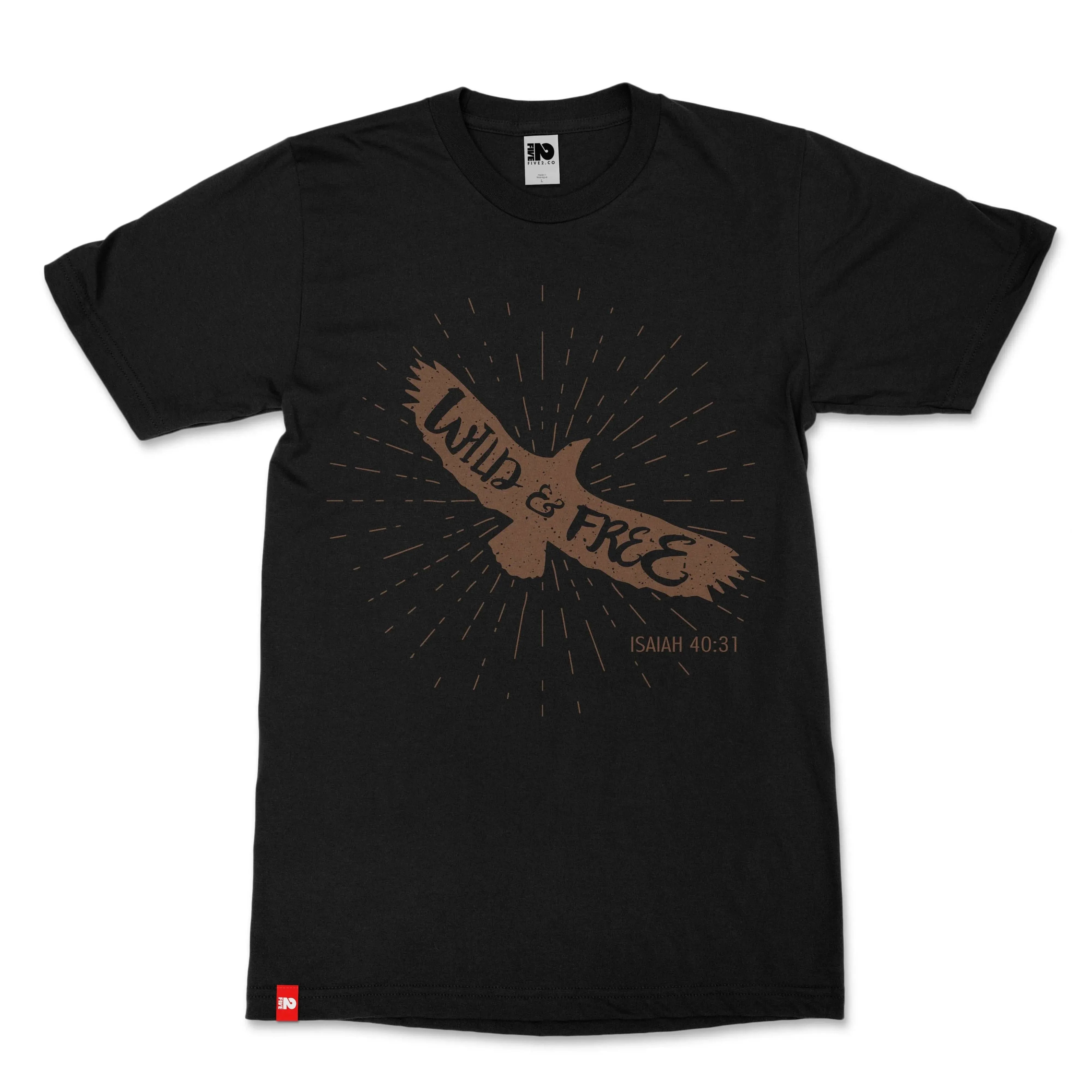 Soar Like Eagles Christian T-shirt - Christian Apparel by FIVE2