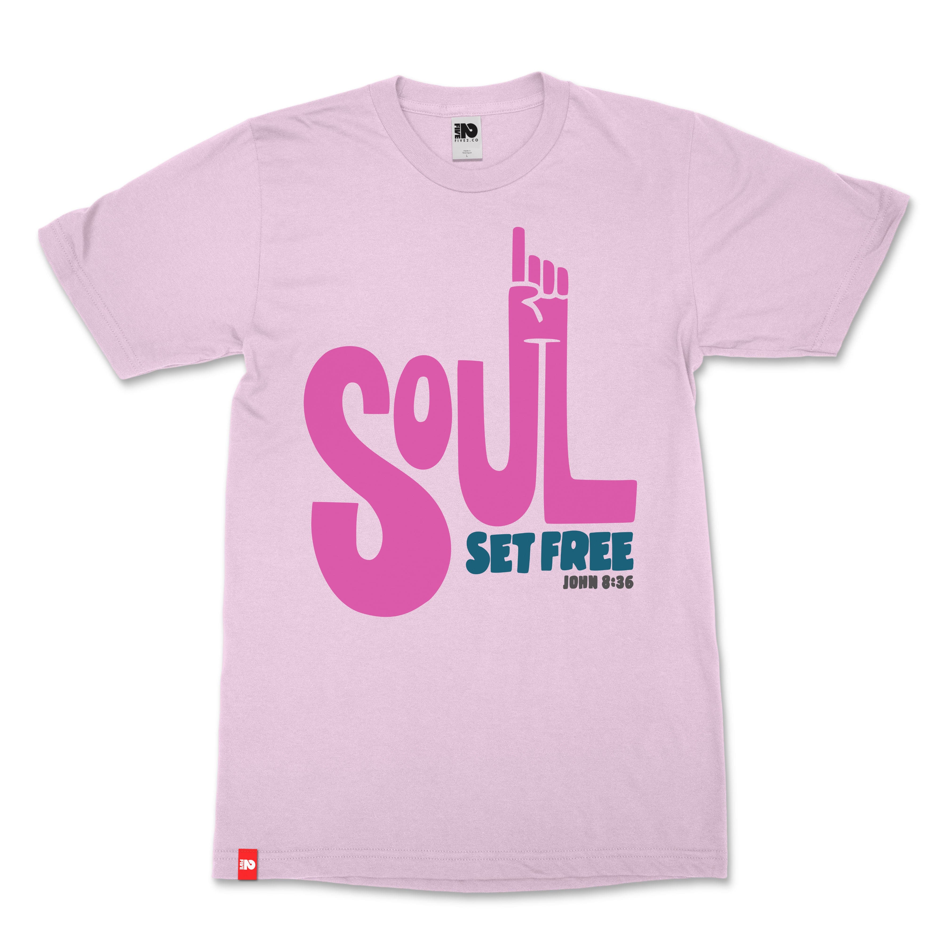 Soul Set Free Christian T-Shirt - Christian Apparel by FIVE2