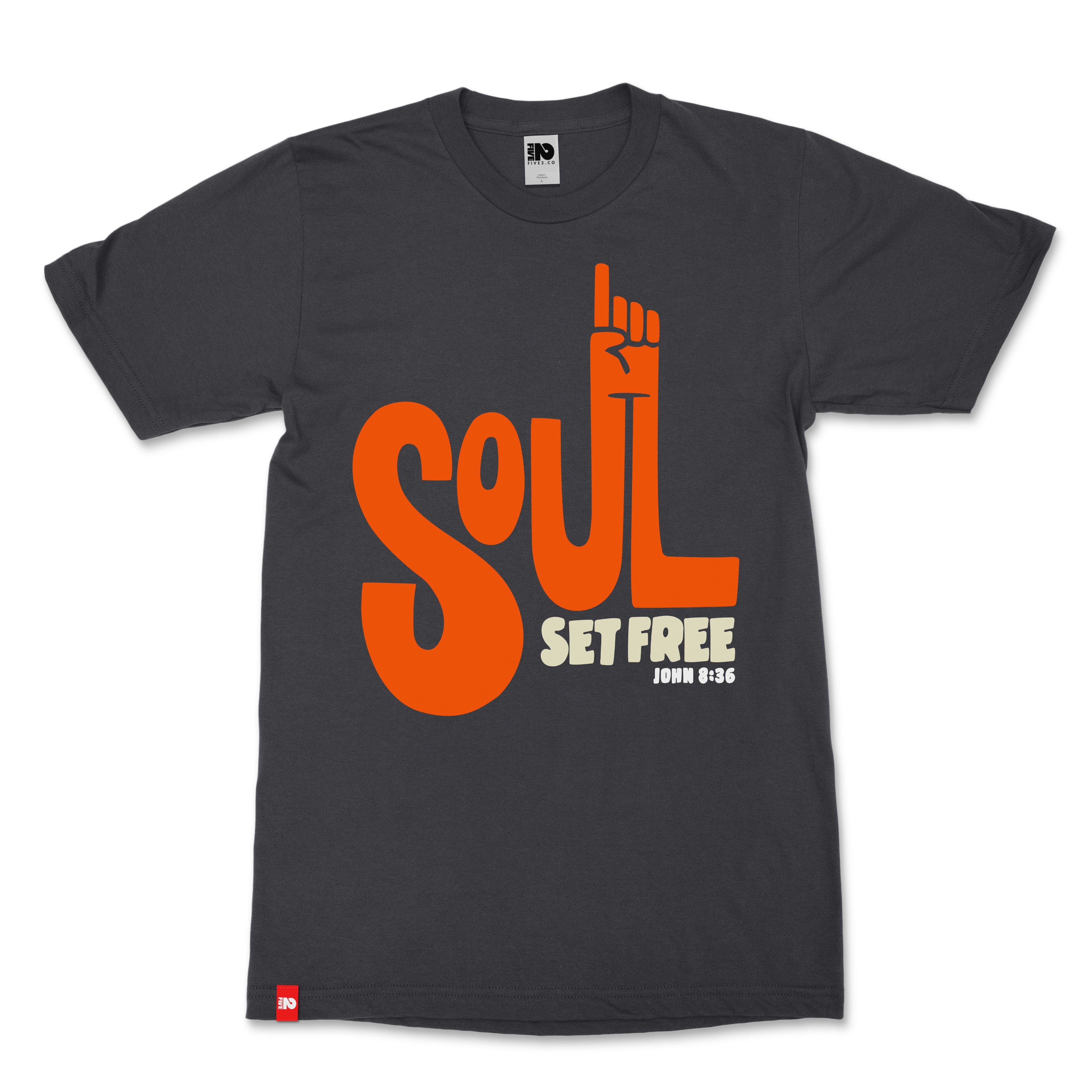Soul Set Free Christian T-Shirt - Christian Apparel by FIVE2