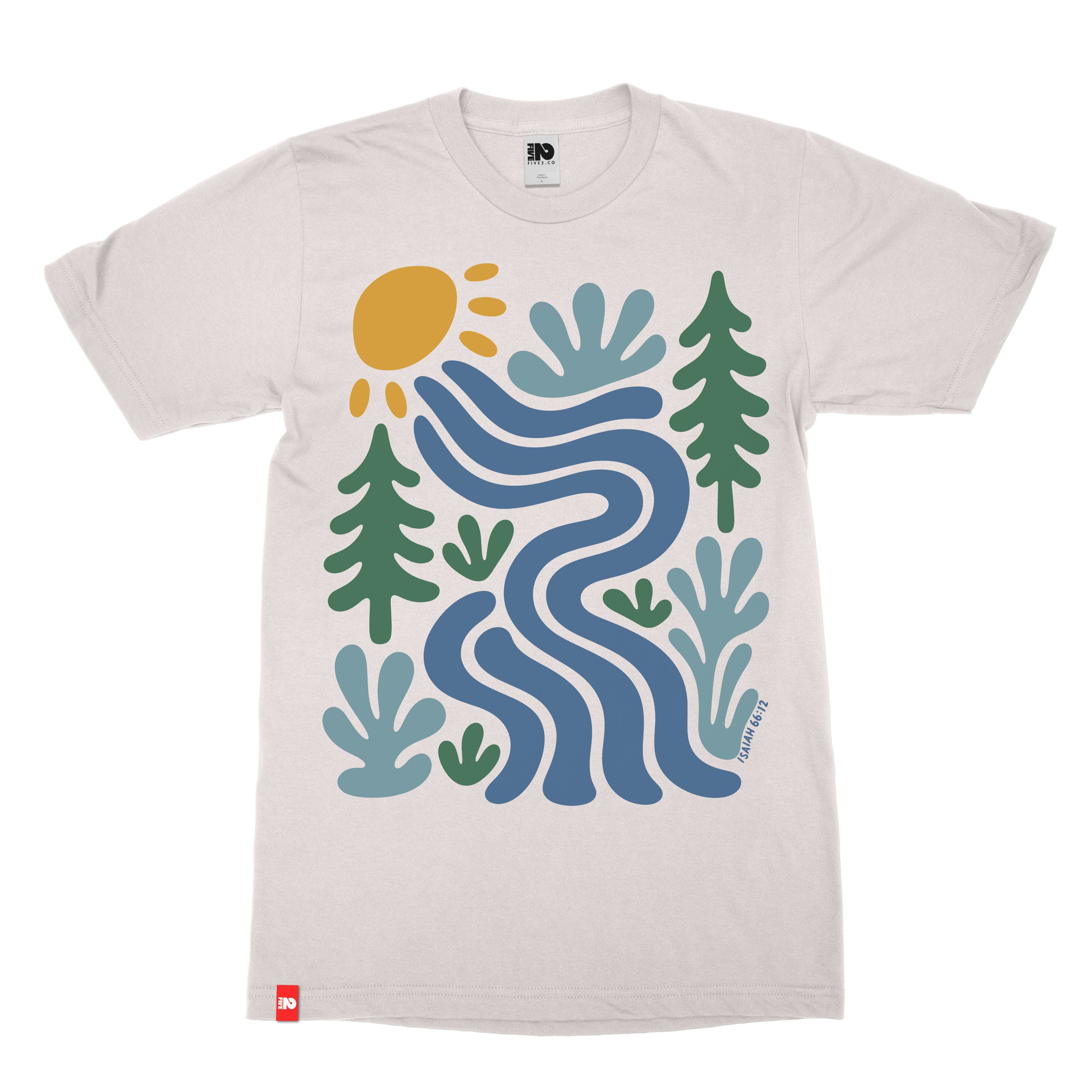 Still Waters Tee - Christian Apparel by FIVE2