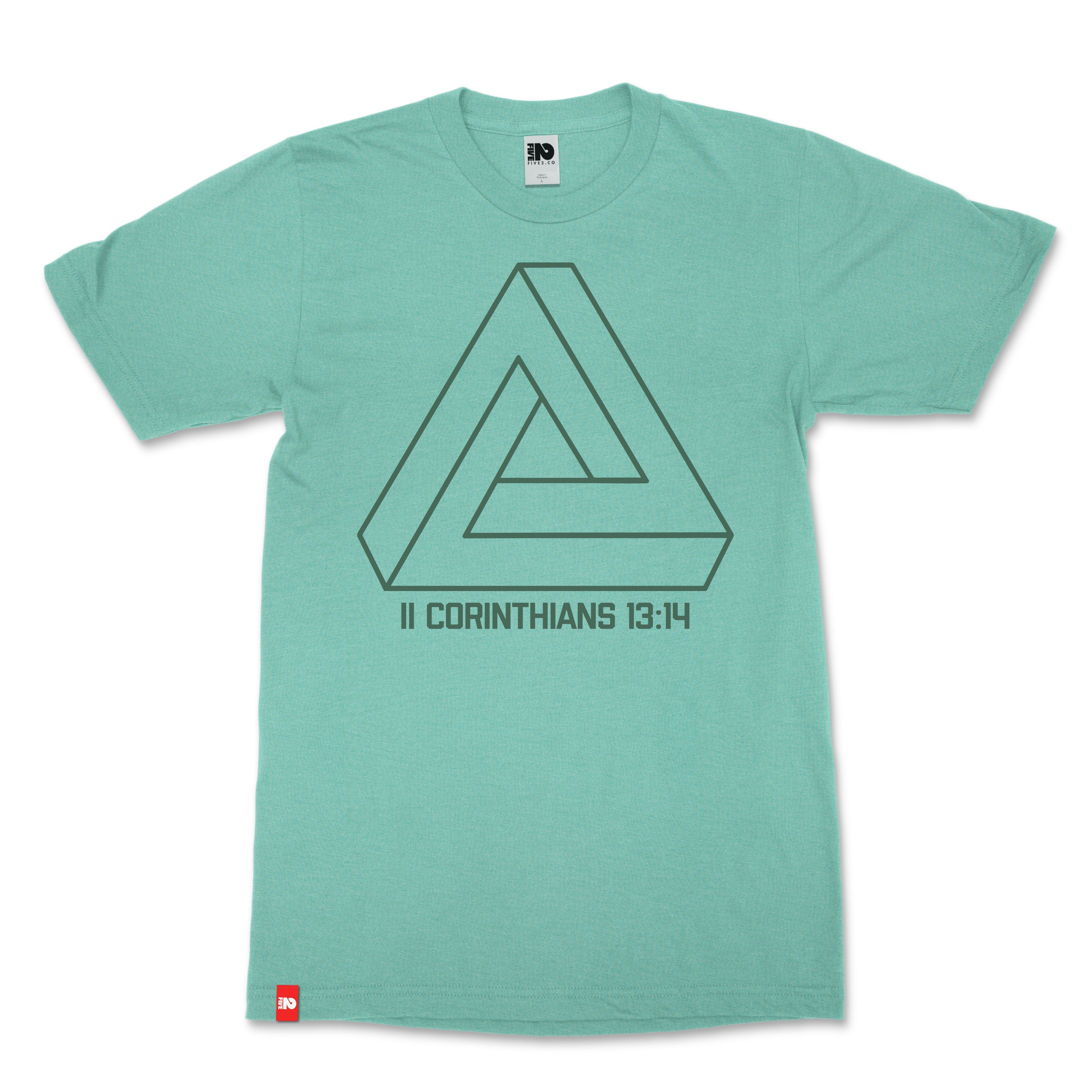 Trinity Christian T-Shirt – Three in One Symbol - Christian Apparel by FIVE2