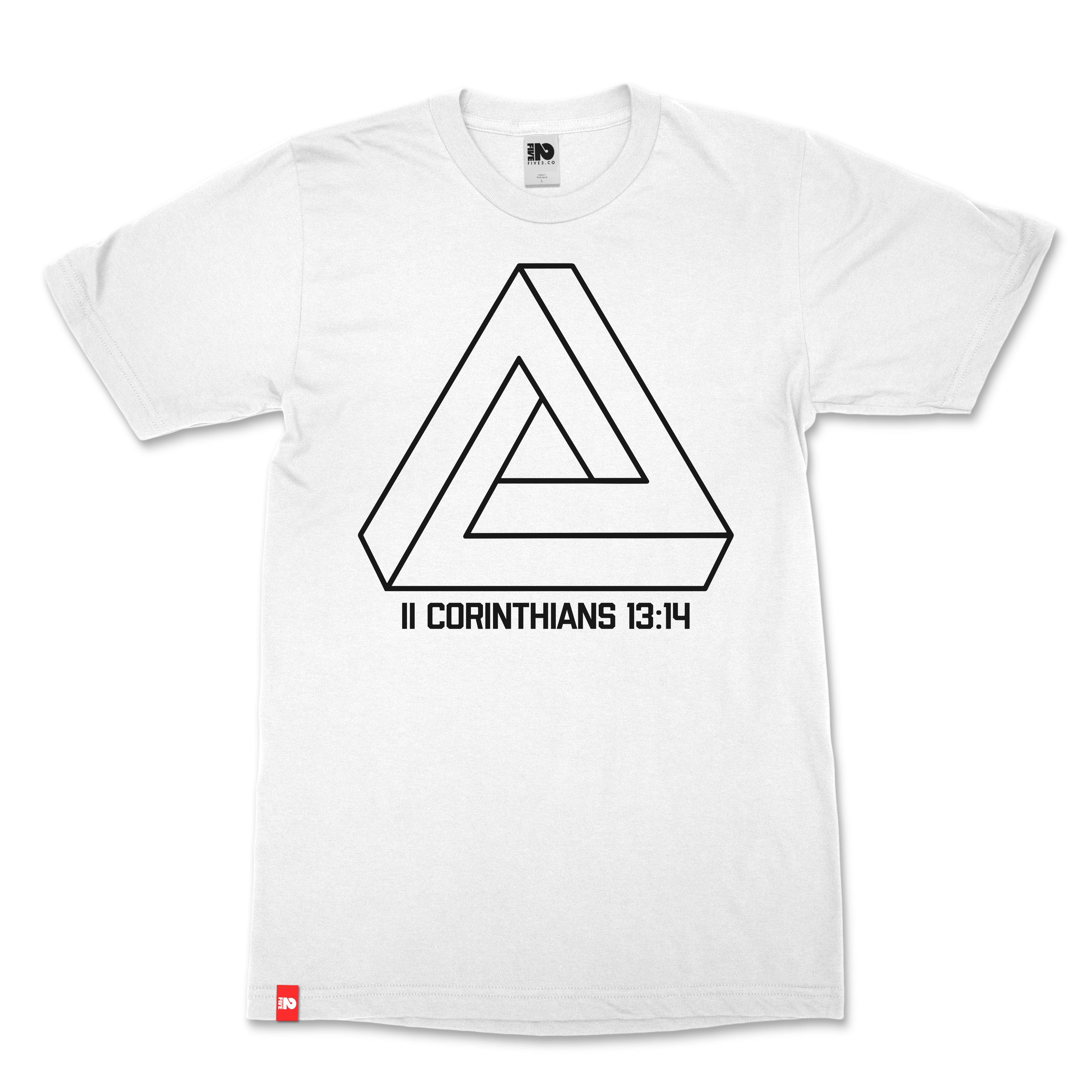 Trinity Christian T-Shirt – Three in One Symbol - Christian Apparel by FIVE2