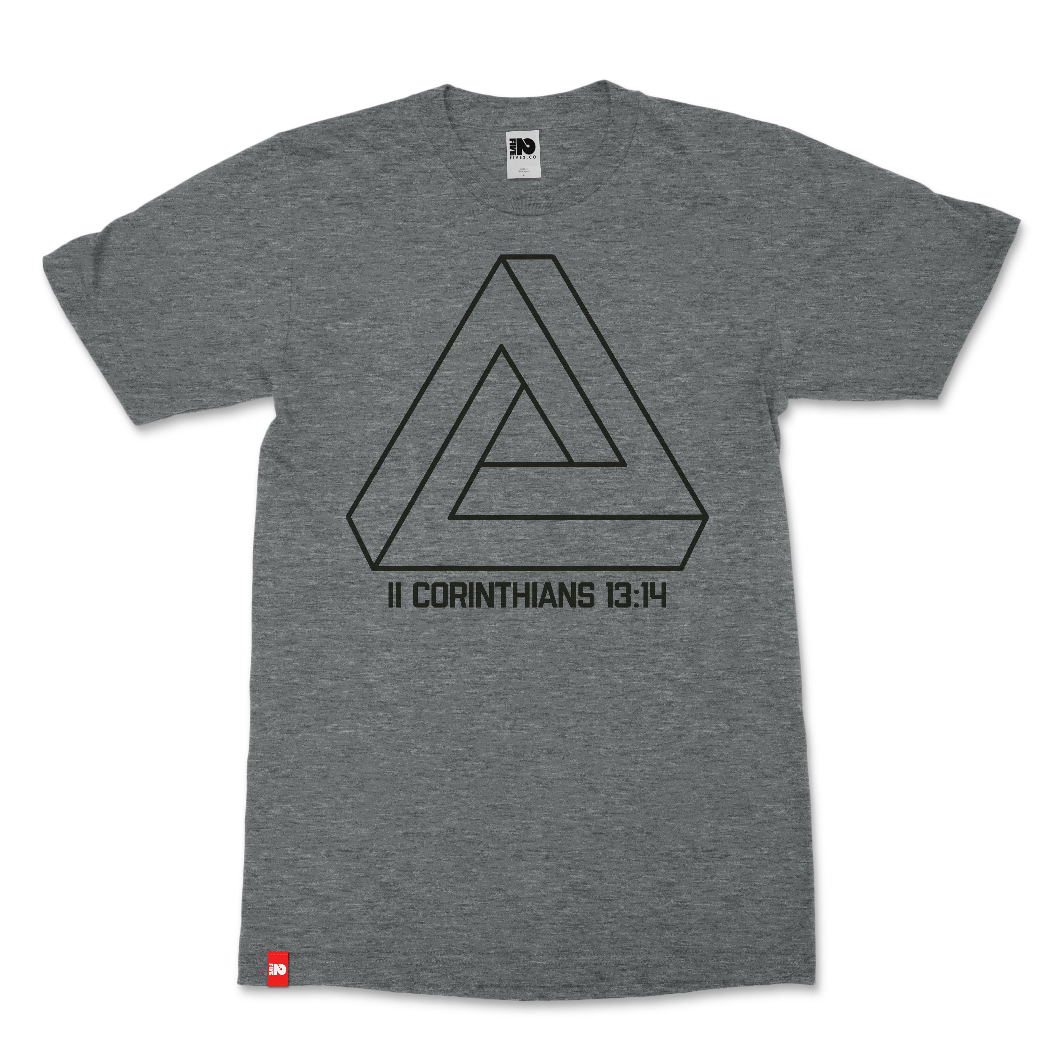 Trinity Christian T-Shirt – Three in One Symbol - Christian Apparel by FIVE2