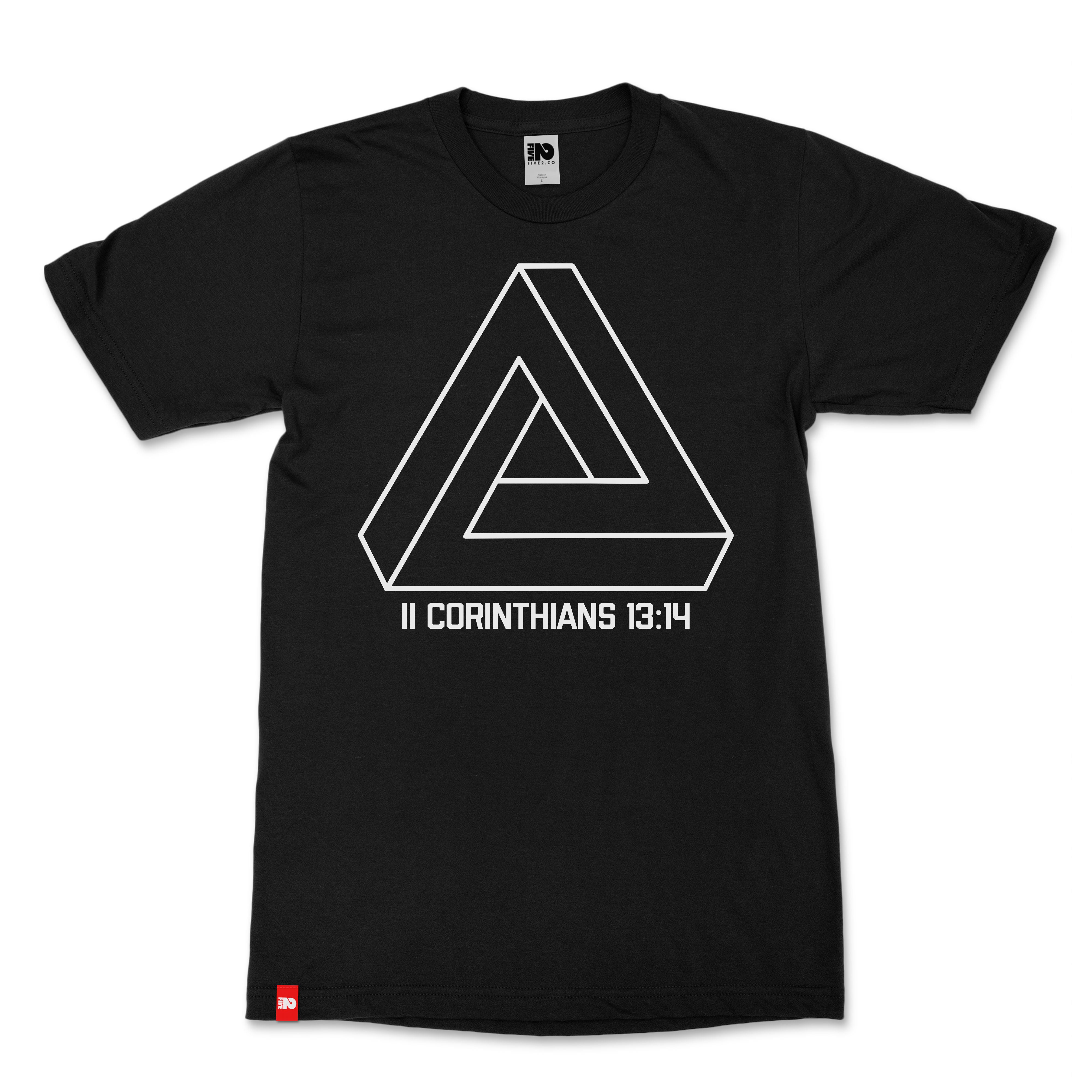 Trinity Christian T-Shirt – Three in One Symbol - Christian Apparel by FIVE2