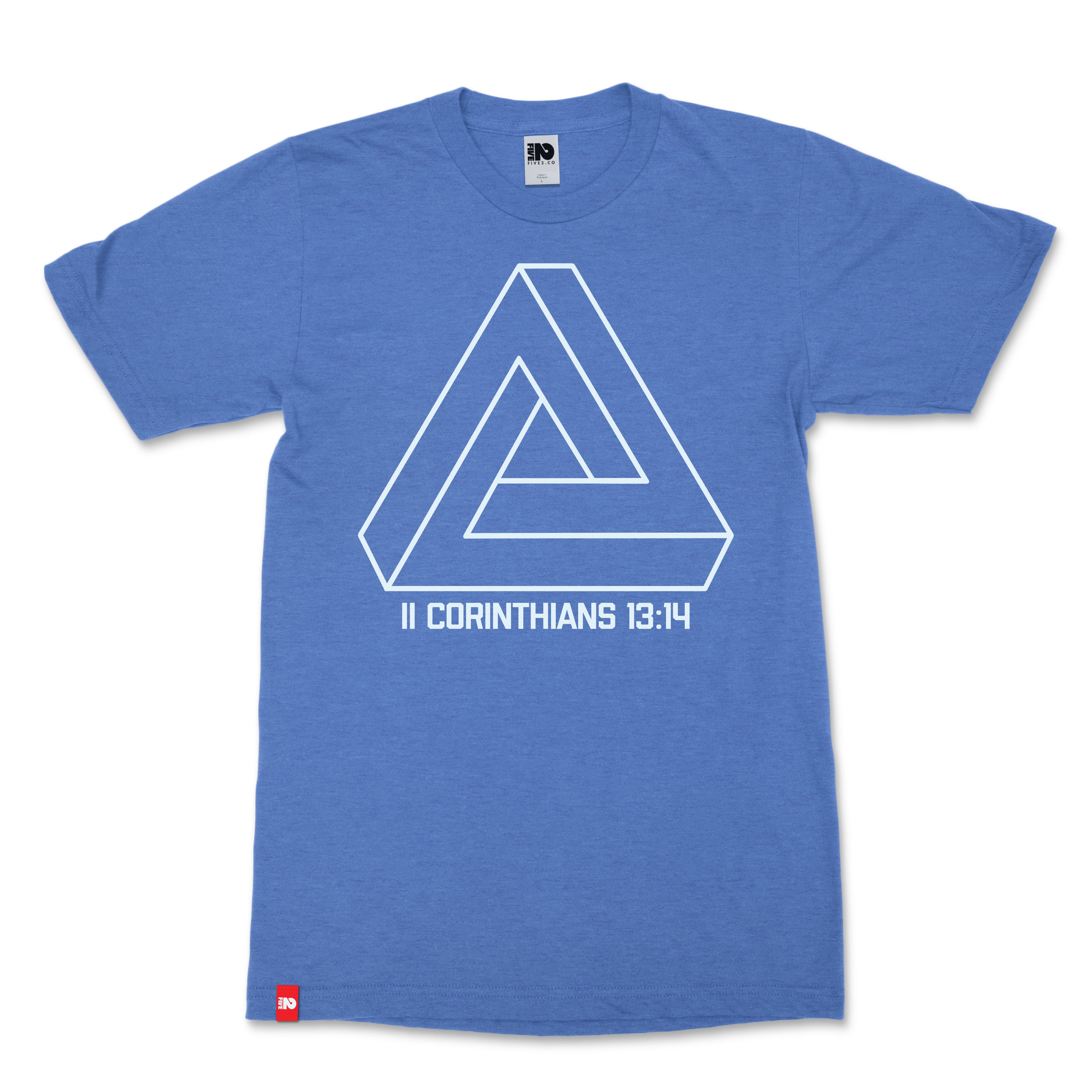 Trinity Christian T-Shirt – Three in One Symbol - Christian Apparel by FIVE2