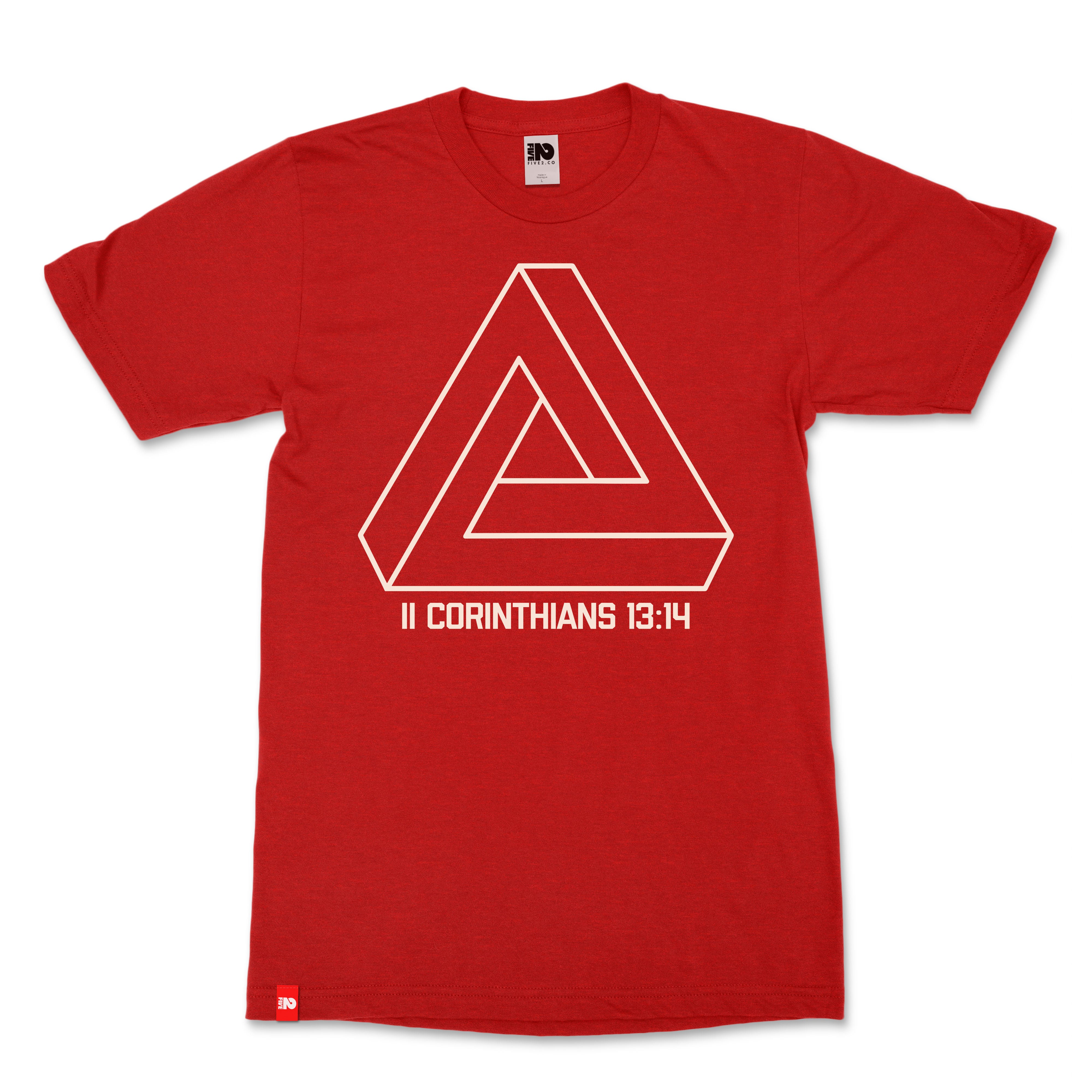 Trinity Christian T-Shirt – Three in One Symbol - Christian Apparel by FIVE2