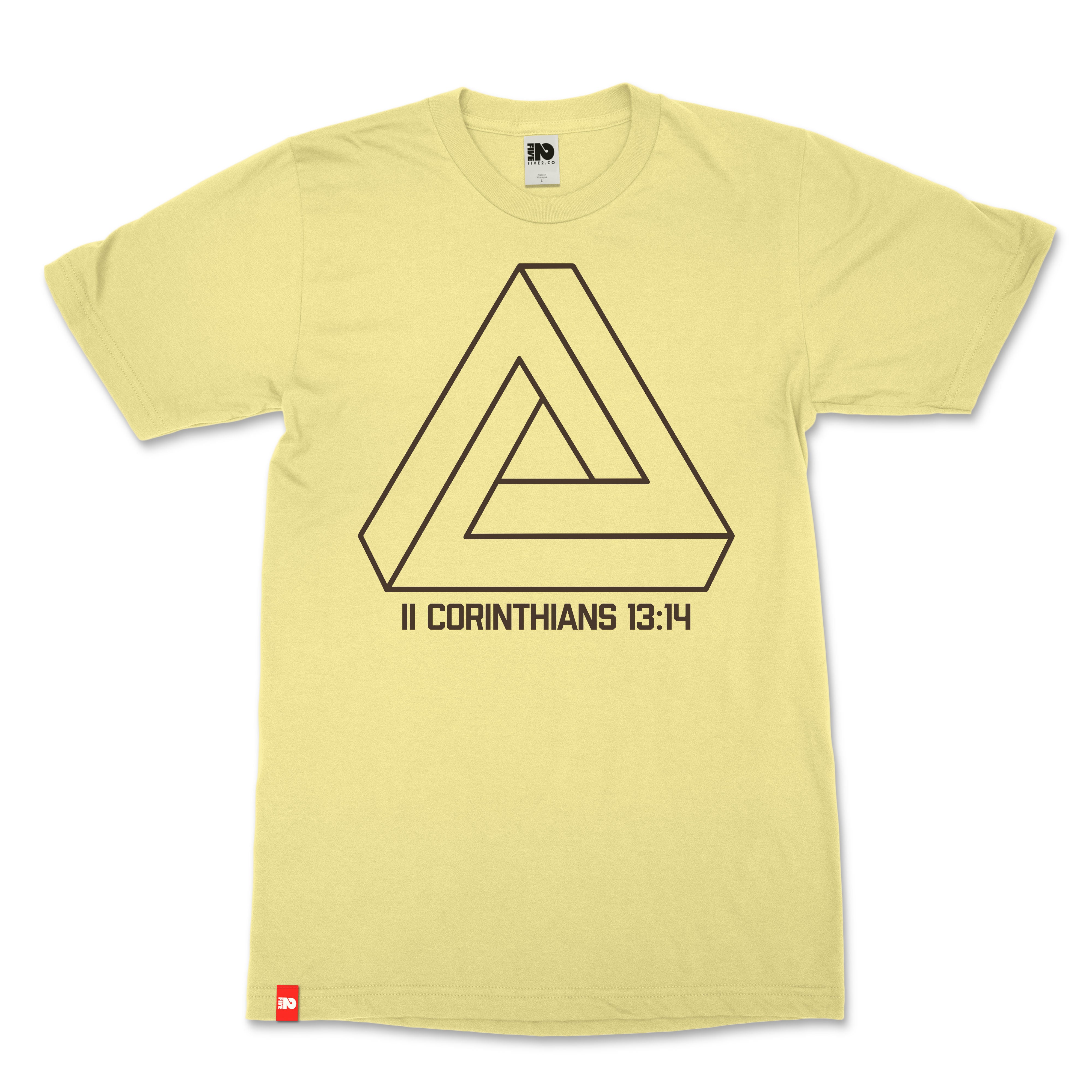 Trinity Christian T-Shirt – Three in One Symbol - Christian Apparel by FIVE2
