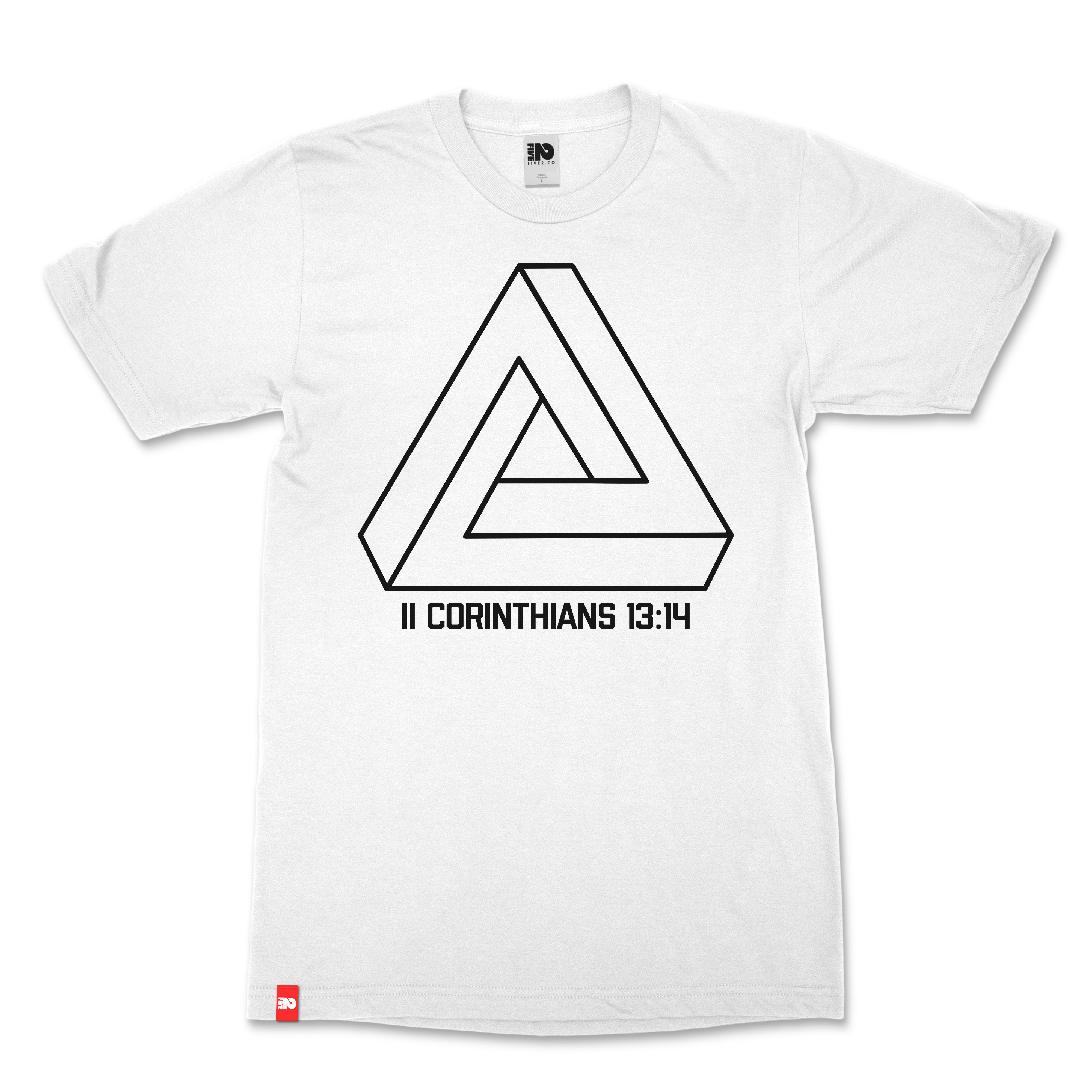 Trinity Christian T-Shirt – Three in One Symbol - Christian Apparel by FIVE2