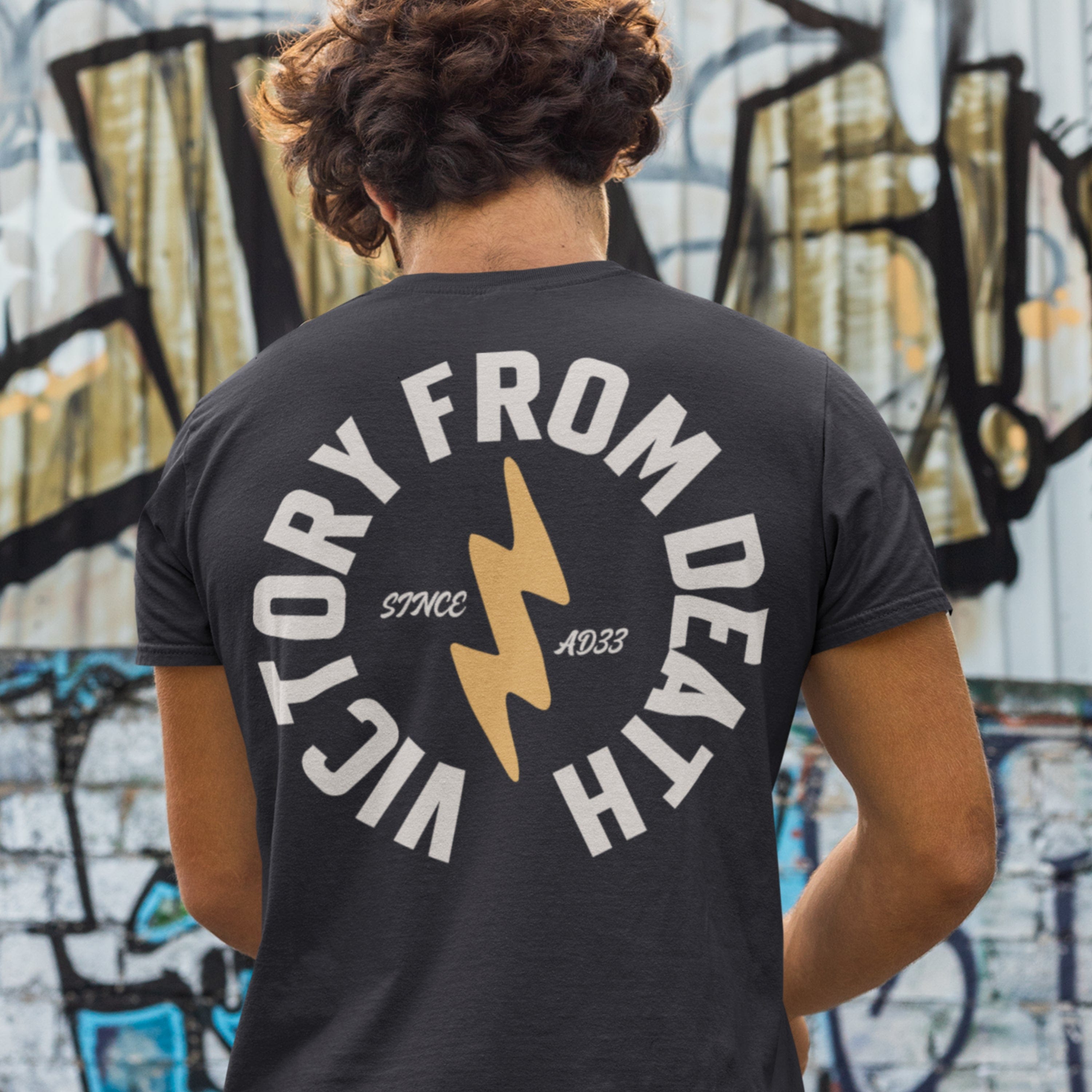 Victory From Death Christian T-Shirt - Christian Apparel by FIVE2