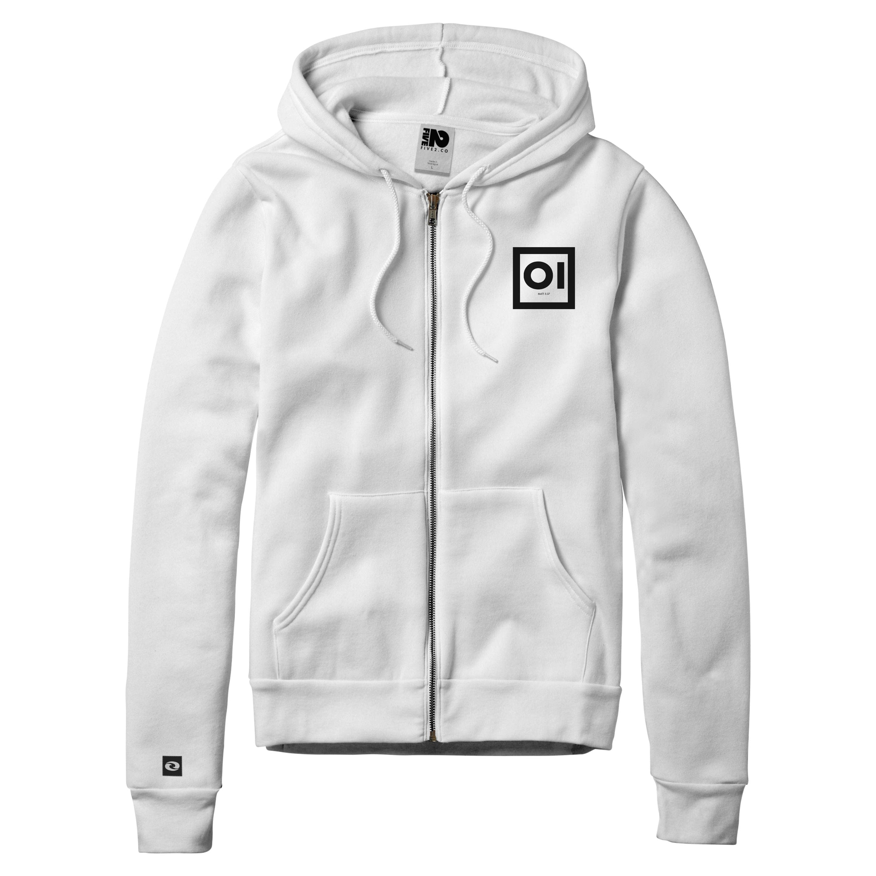 Yes & No Zip-up Hoodie - Christian Apparel by FIVE2