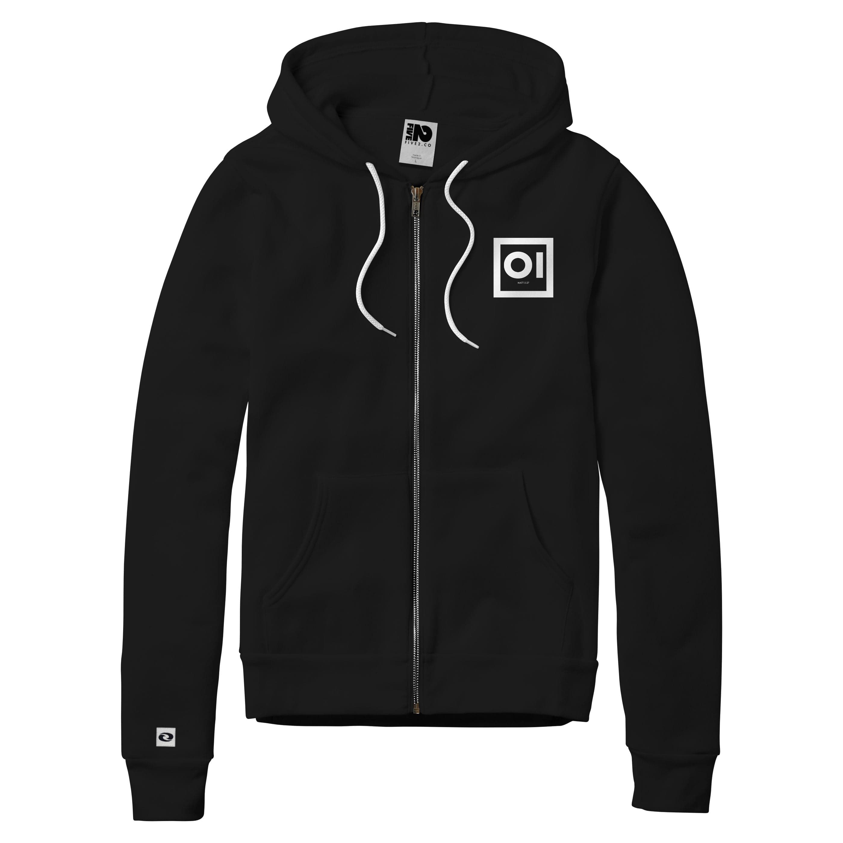 Yes & No Zip-up Hoodie - Christian Apparel by FIVE2