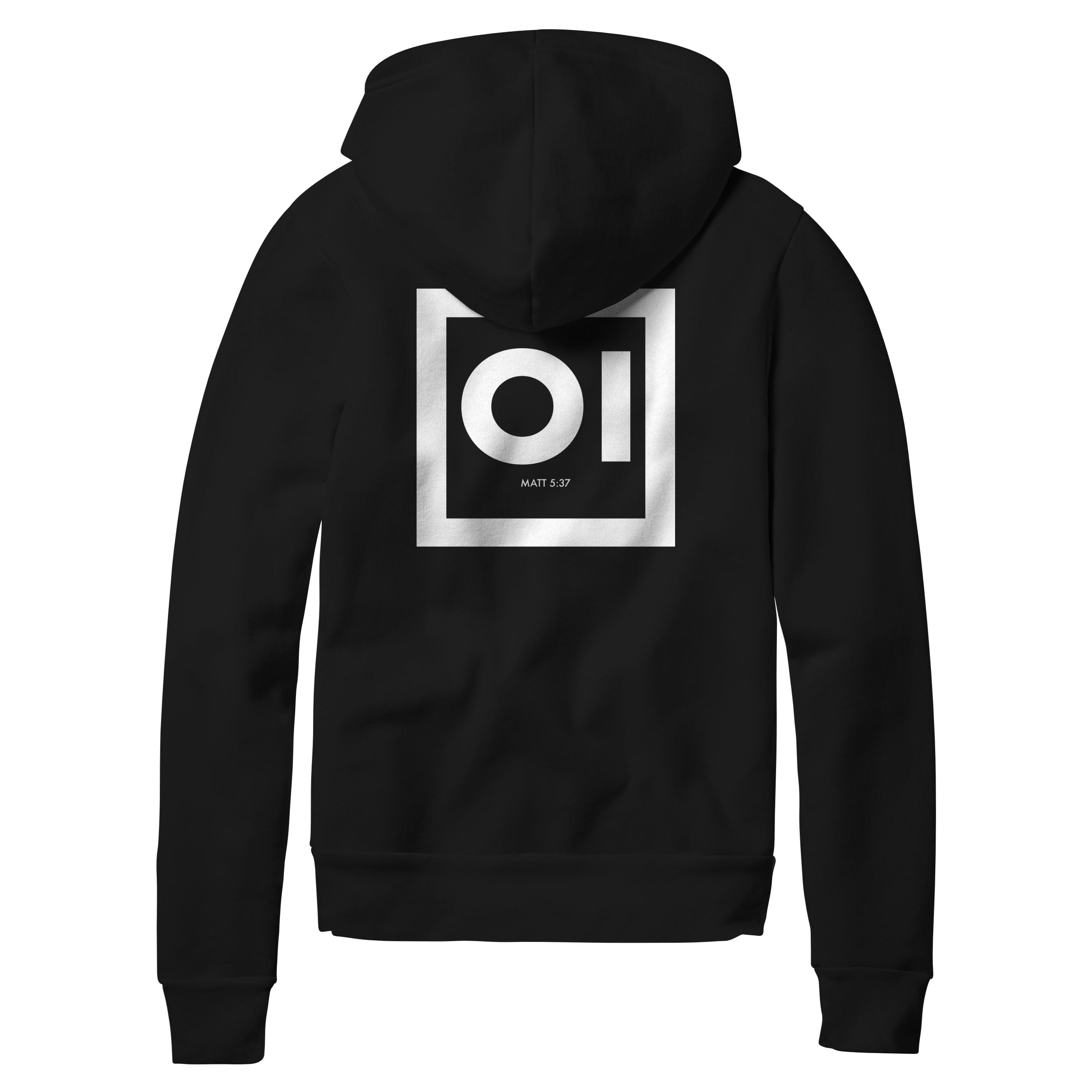 Yes & No Zip-up Hoodie - Christian Apparel by FIVE2