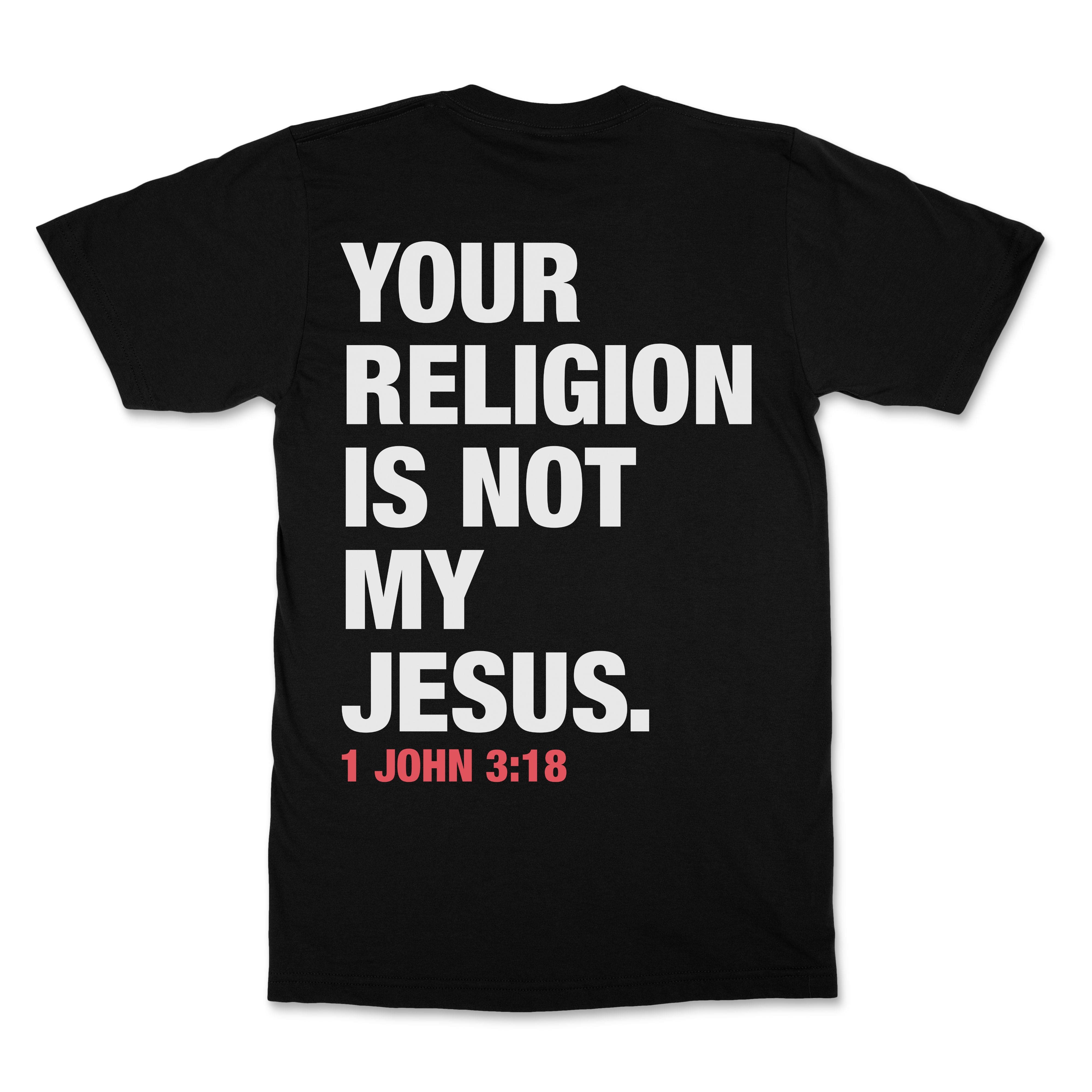 Your Religion Christian T-Shirt | Bold Faith Apparel - Christian Apparel by FIVE2