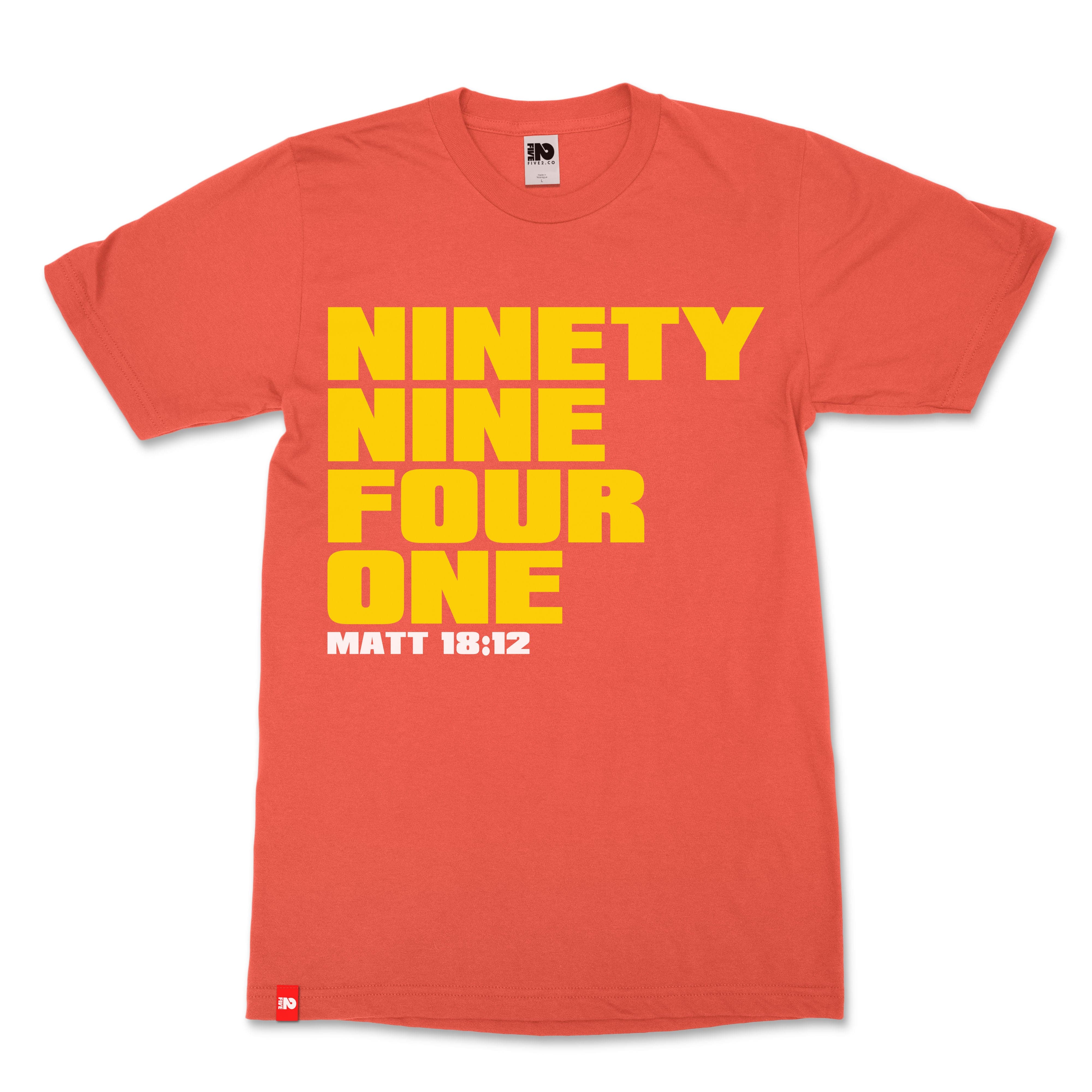 9941 Christian T-Shirt | Matthew 18:12 | FIVE2