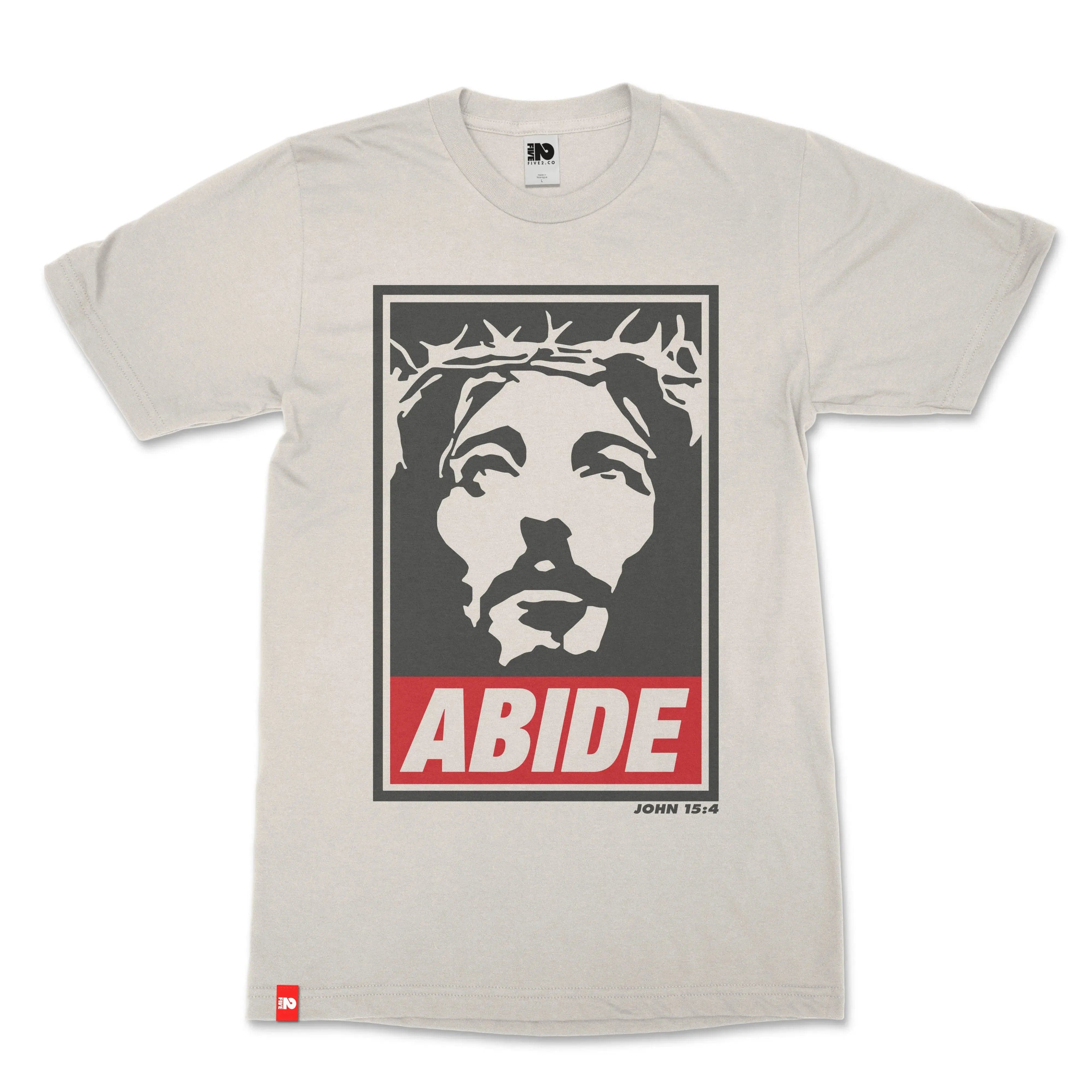 Abide Christian T-shirt  - Christian Apparel by FIVE2