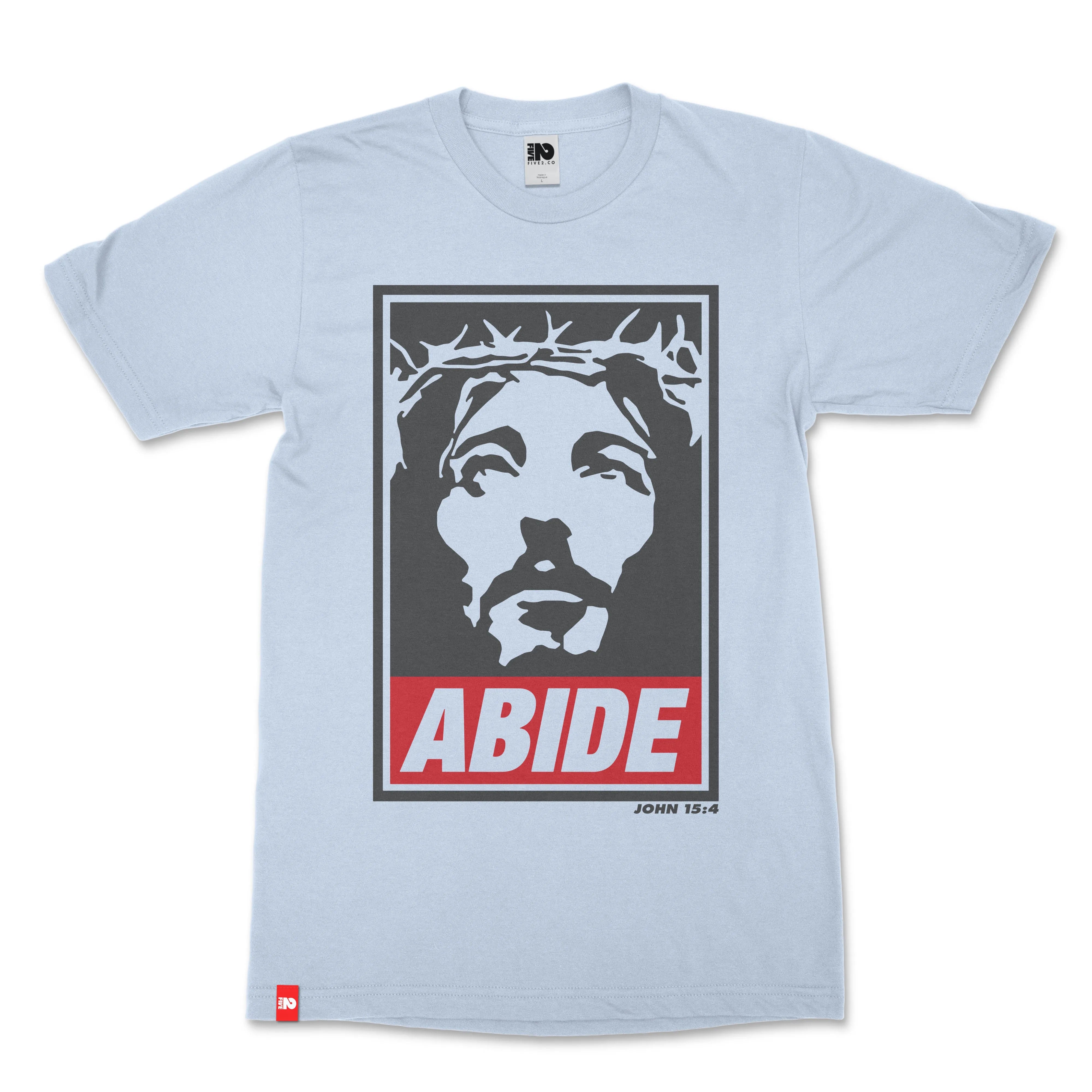 Abide Unisex Christian Tee - FIVE2 Provisions