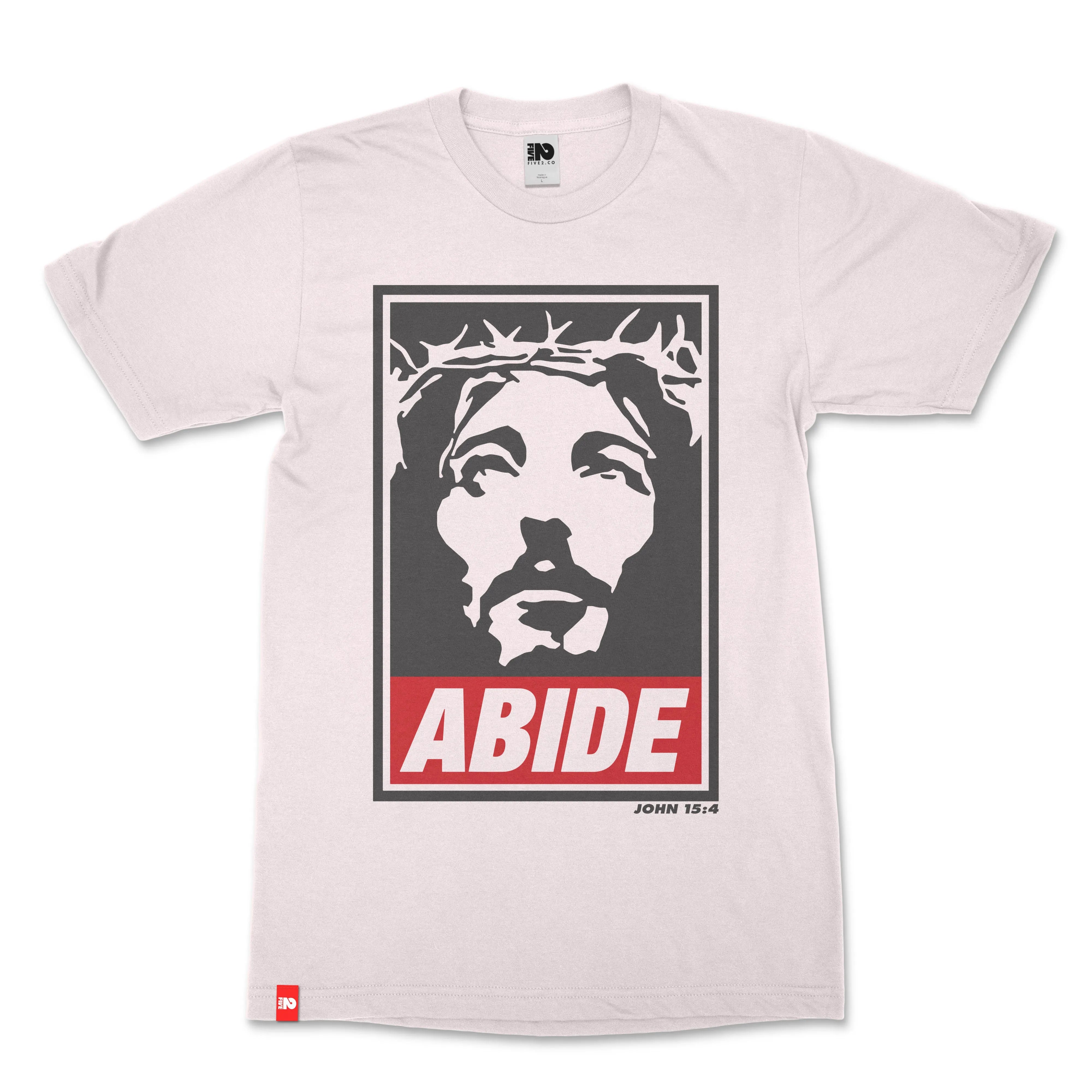 Abide Unisex Christian Tee - FIVE2 Provisions