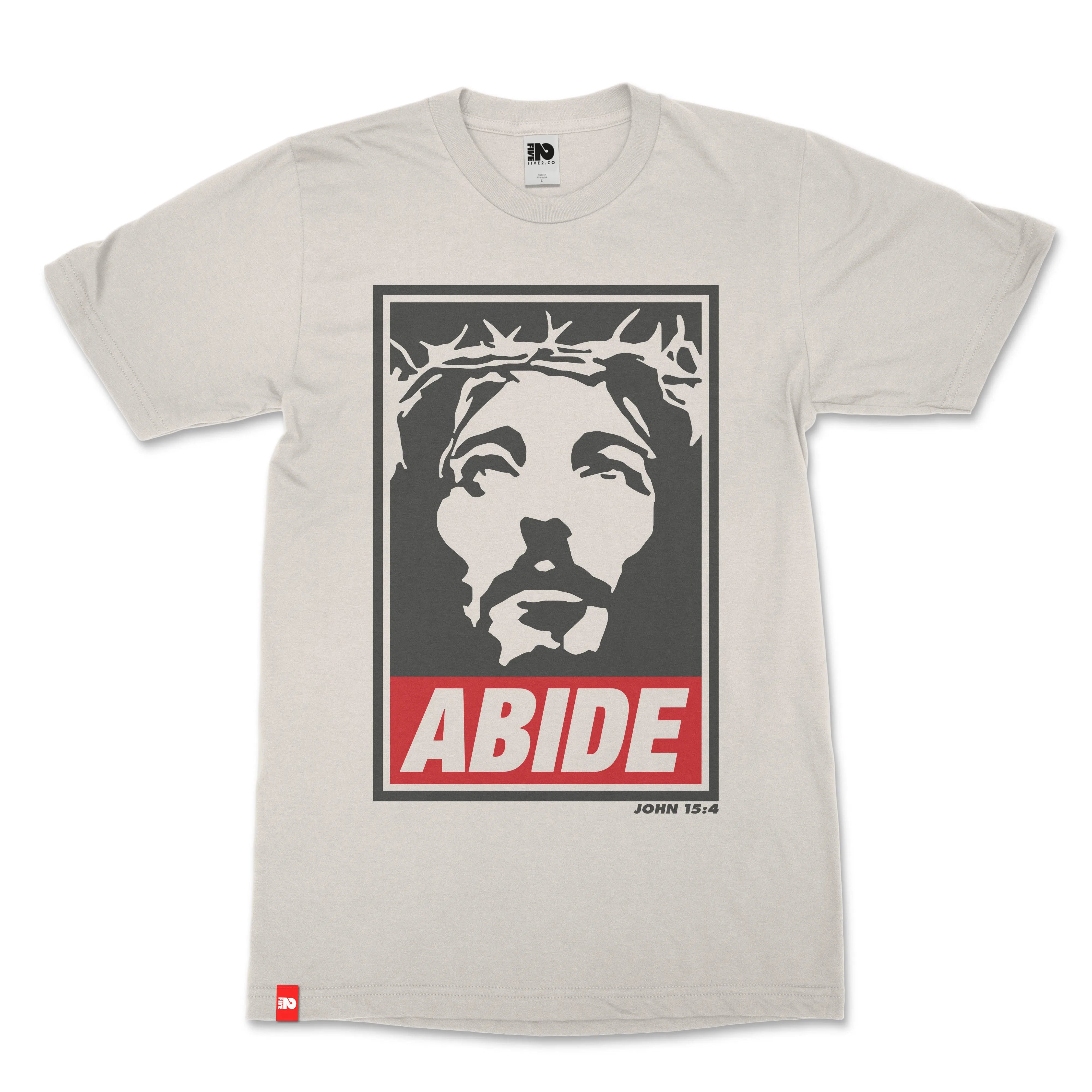 Abide Unisex Christian Tee - FIVE2 Provisions