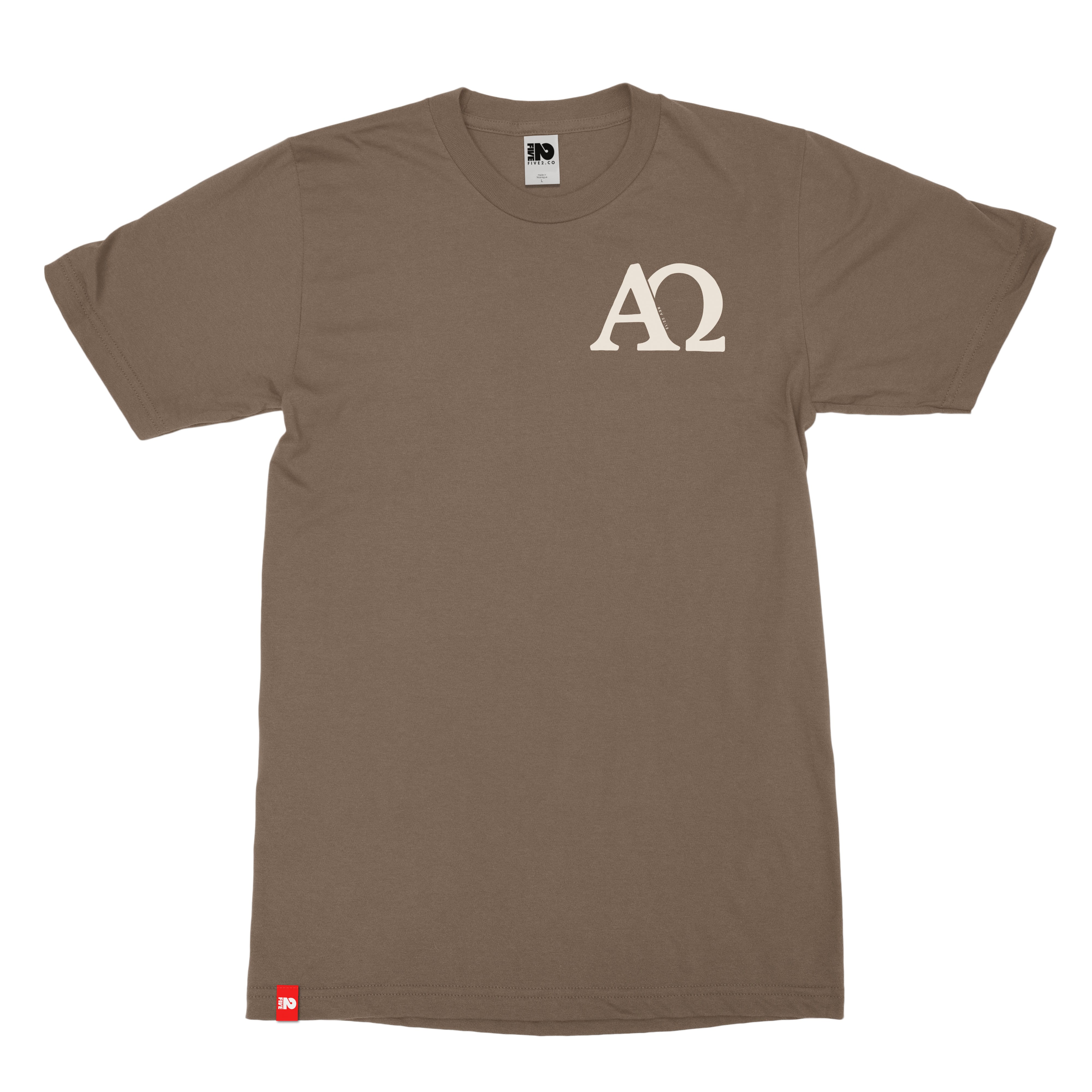 Alpha and Omega Tee  - Christian Apparel by FIVE2