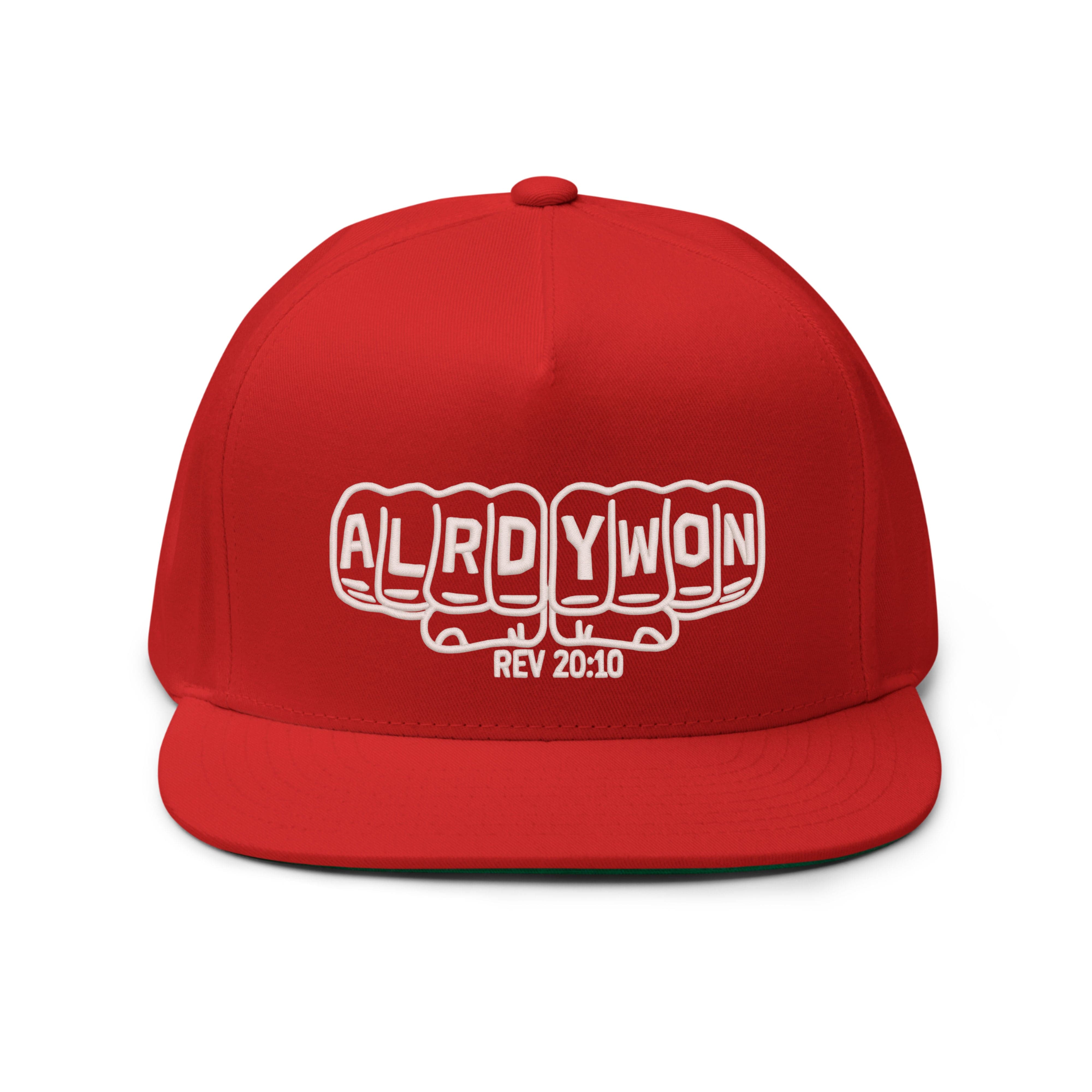 Already Won Christian Snap Back Hat  - Christian Apparel by FIVE2