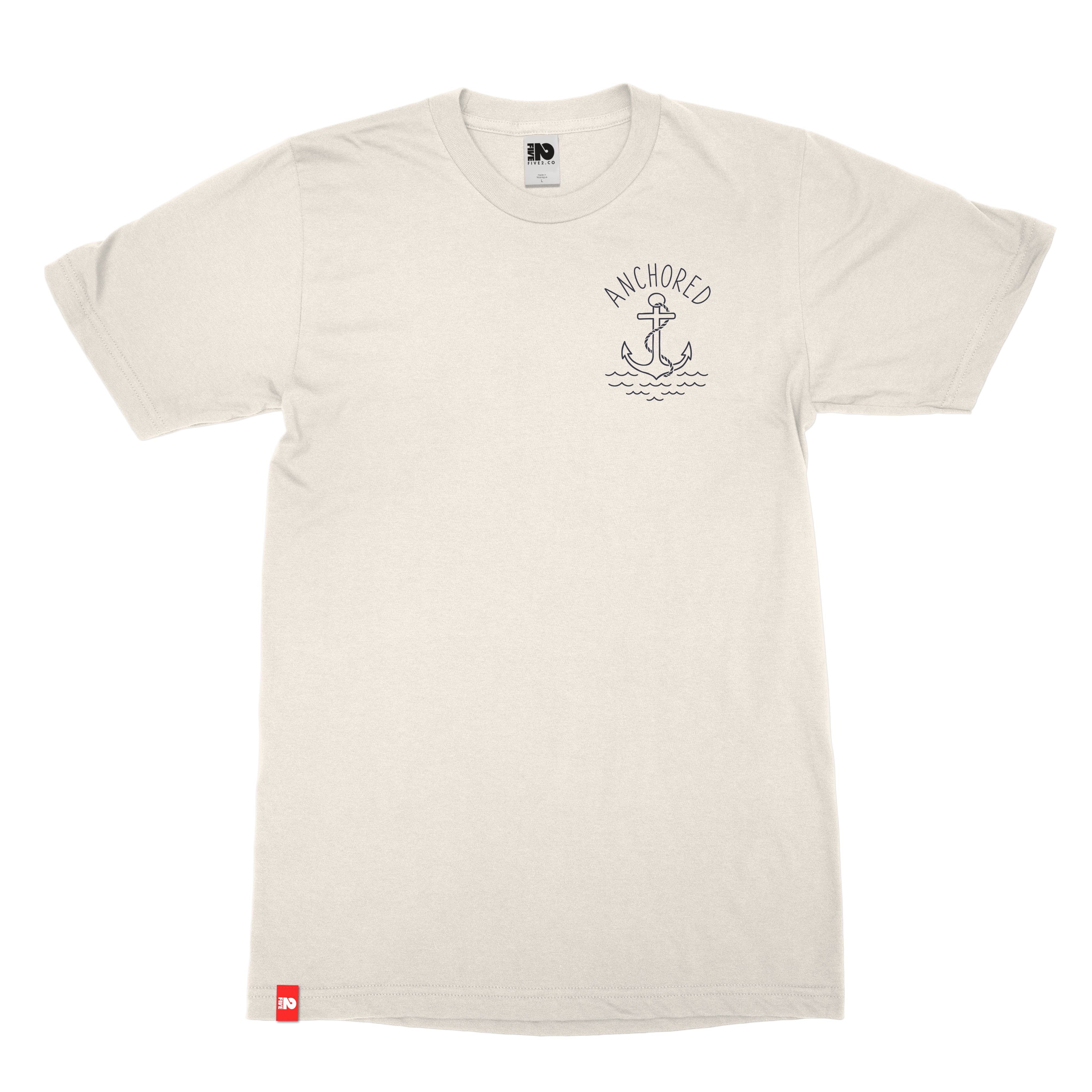 Anchored Tee image 5 of 5, scripture-inspired FIVE2 apparel