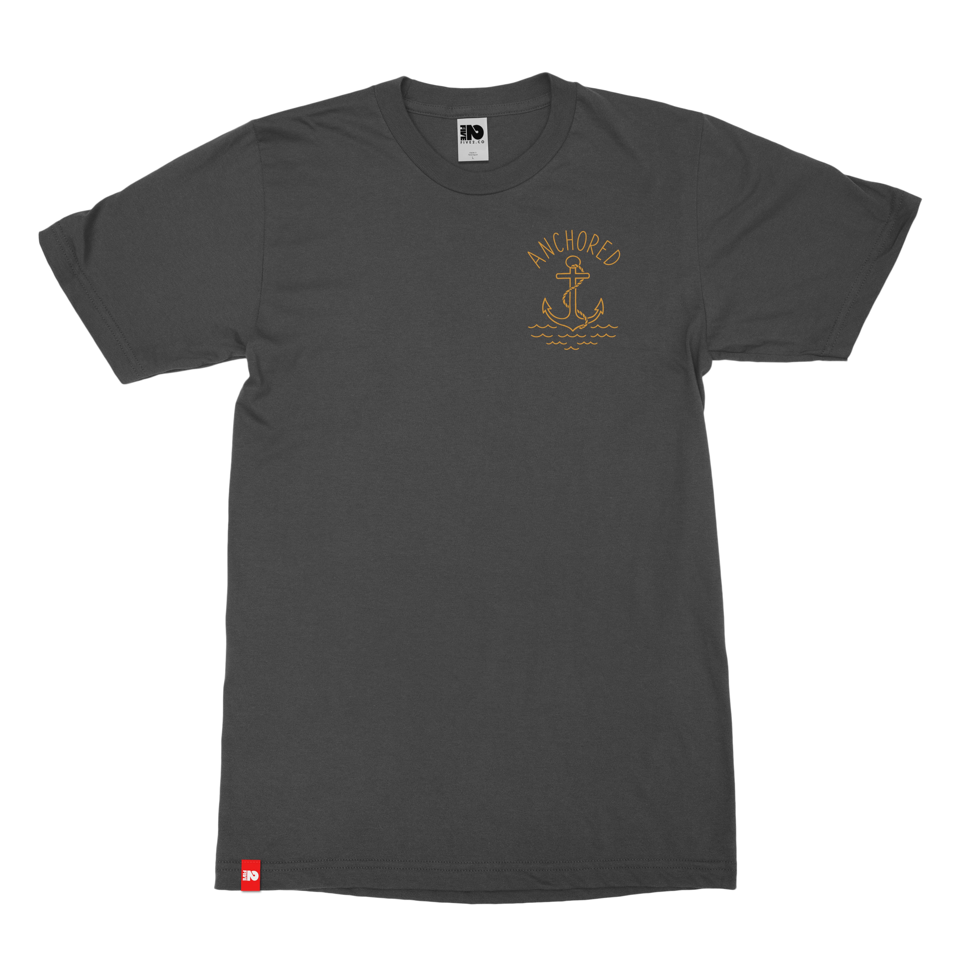 Anchored Tee image 3 of 5, scripture-inspired FIVE2 apparel