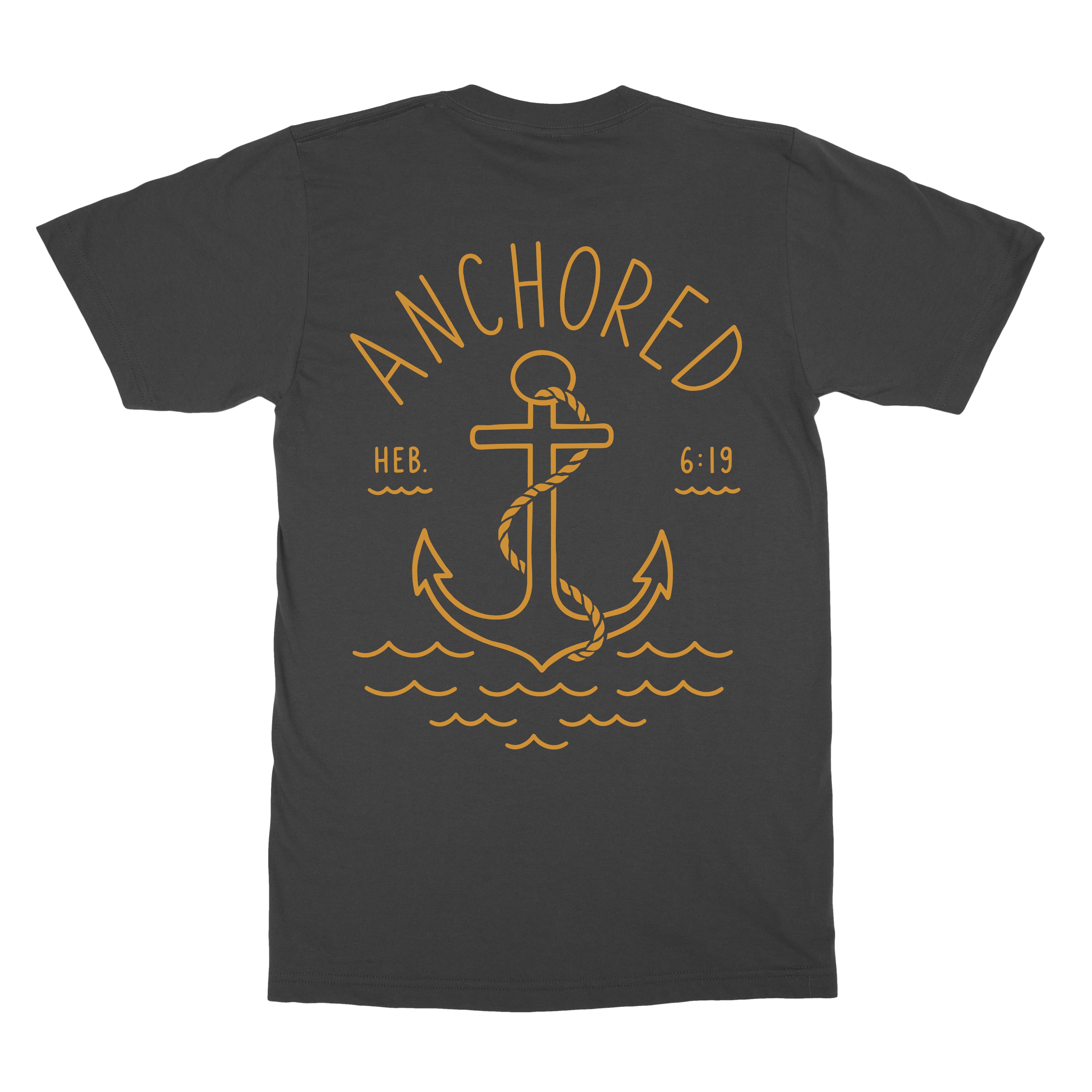 Anchored Tee image 2 of 5, scripture-inspired FIVE2 apparel