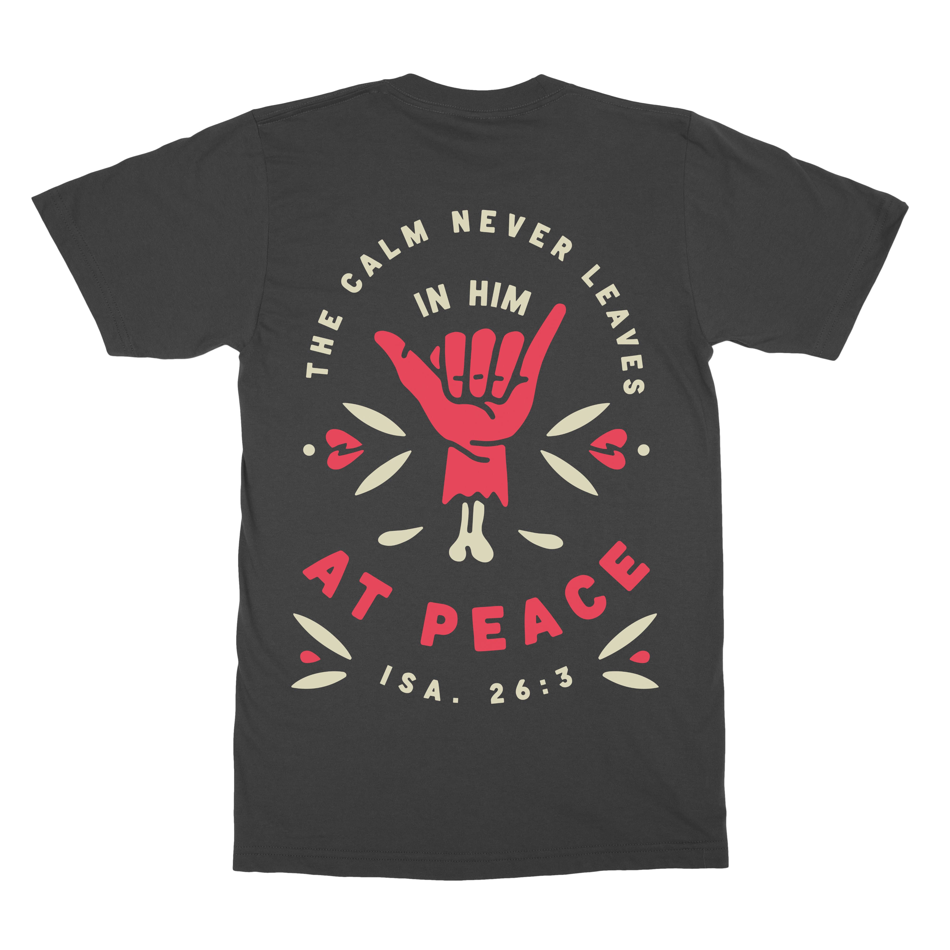 At Peace Christian T-shirt  - Christian Apparel by FIVE2