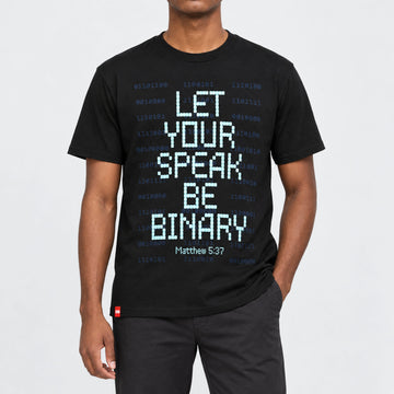 Binary Speak Tee  - Christian Apparel by FIVE2
