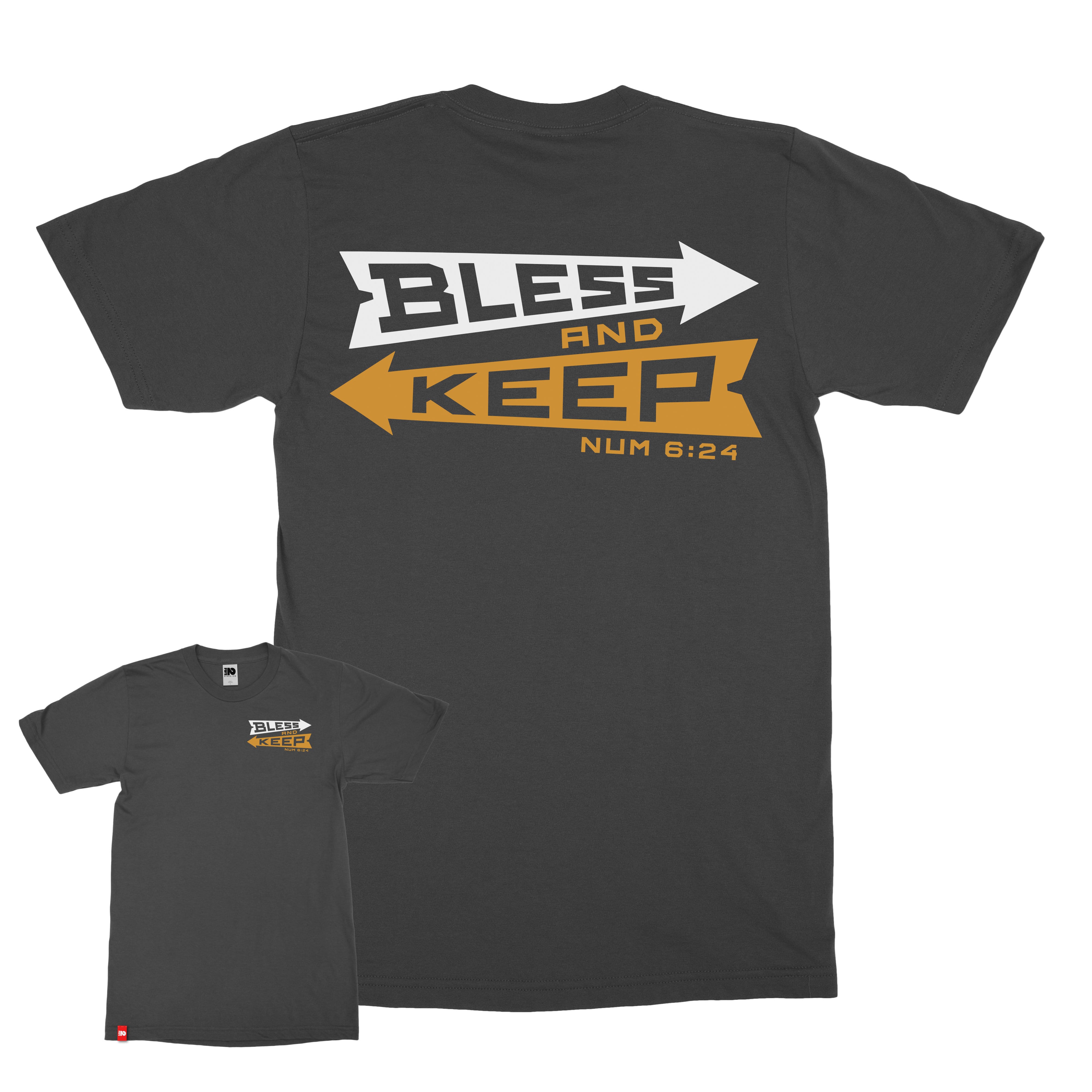 Bless and Keep Christian T shirt  - Christian Apparel by FIVE2